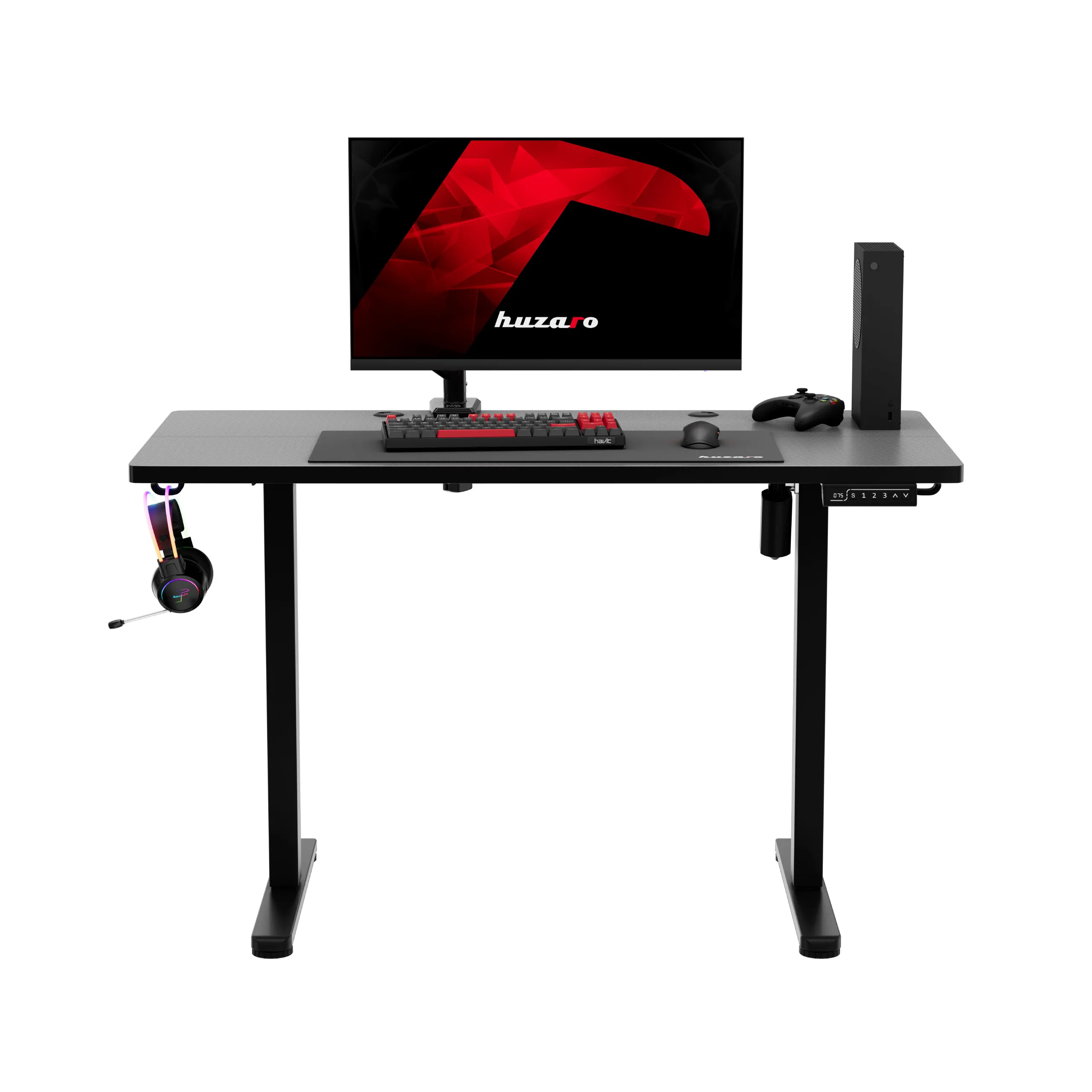 Biurko elektryczne gamingowe Huzaro Hero 8.1 Black 120 cm - Image 19