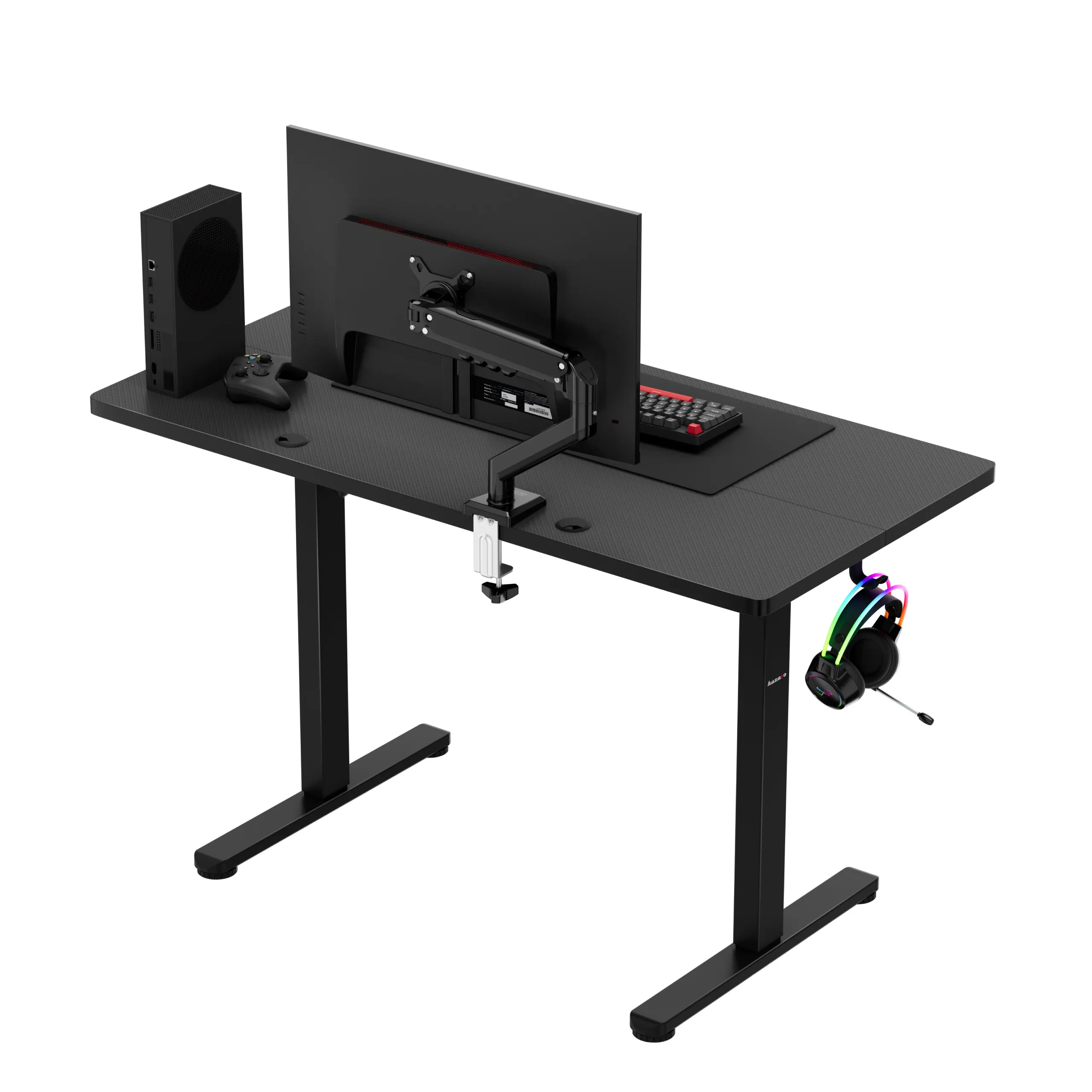 Biurko elektryczne gamingowe Huzaro Hero 8.1 Black 120 cm - Image 6