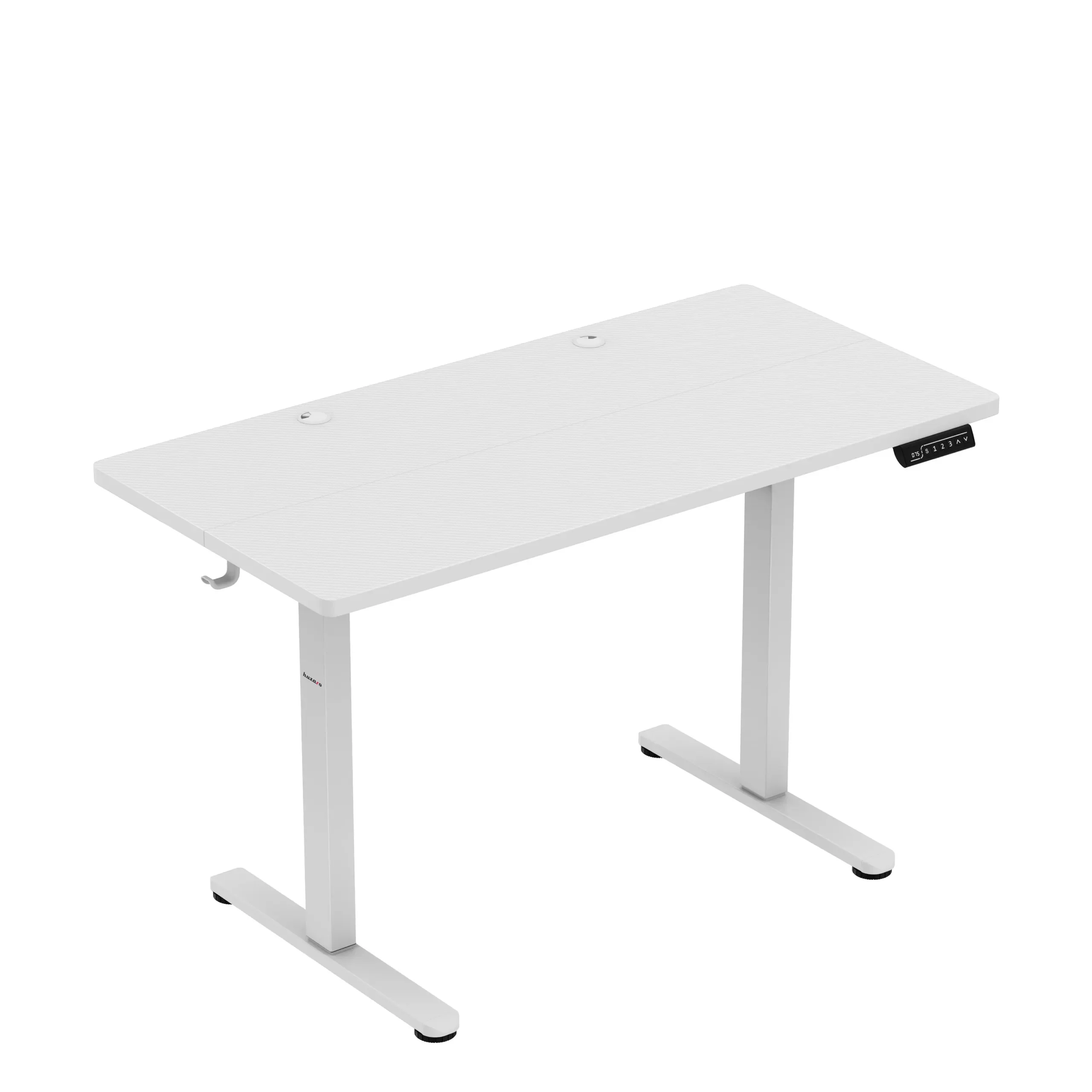 Biurko elektryczne gamingowe Huzaro Hero 8.1 White 120 cm - Image 2