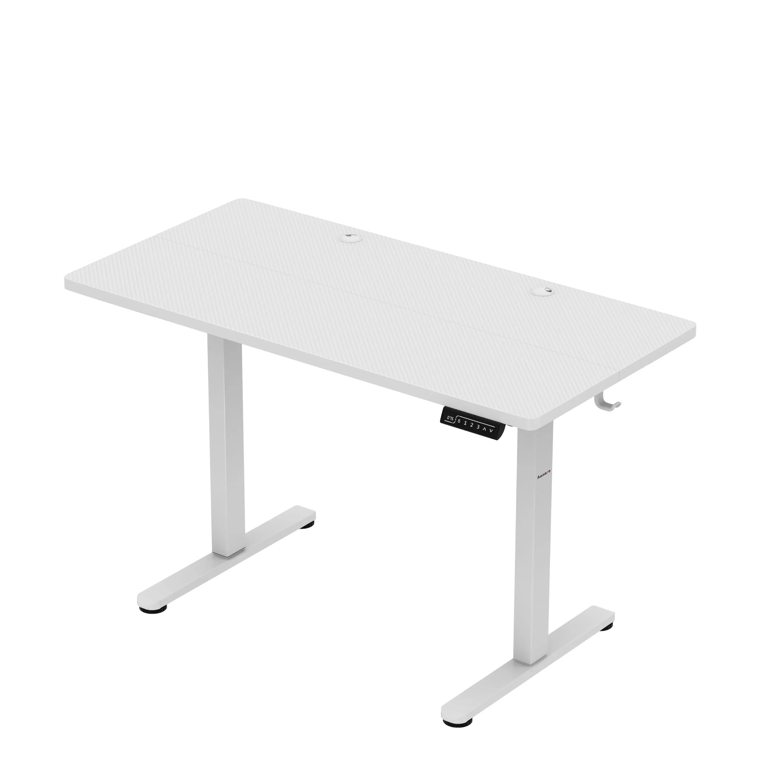Biurko elektryczne gamingowe Huzaro Hero 8.1 White 120 cm - Image 7
