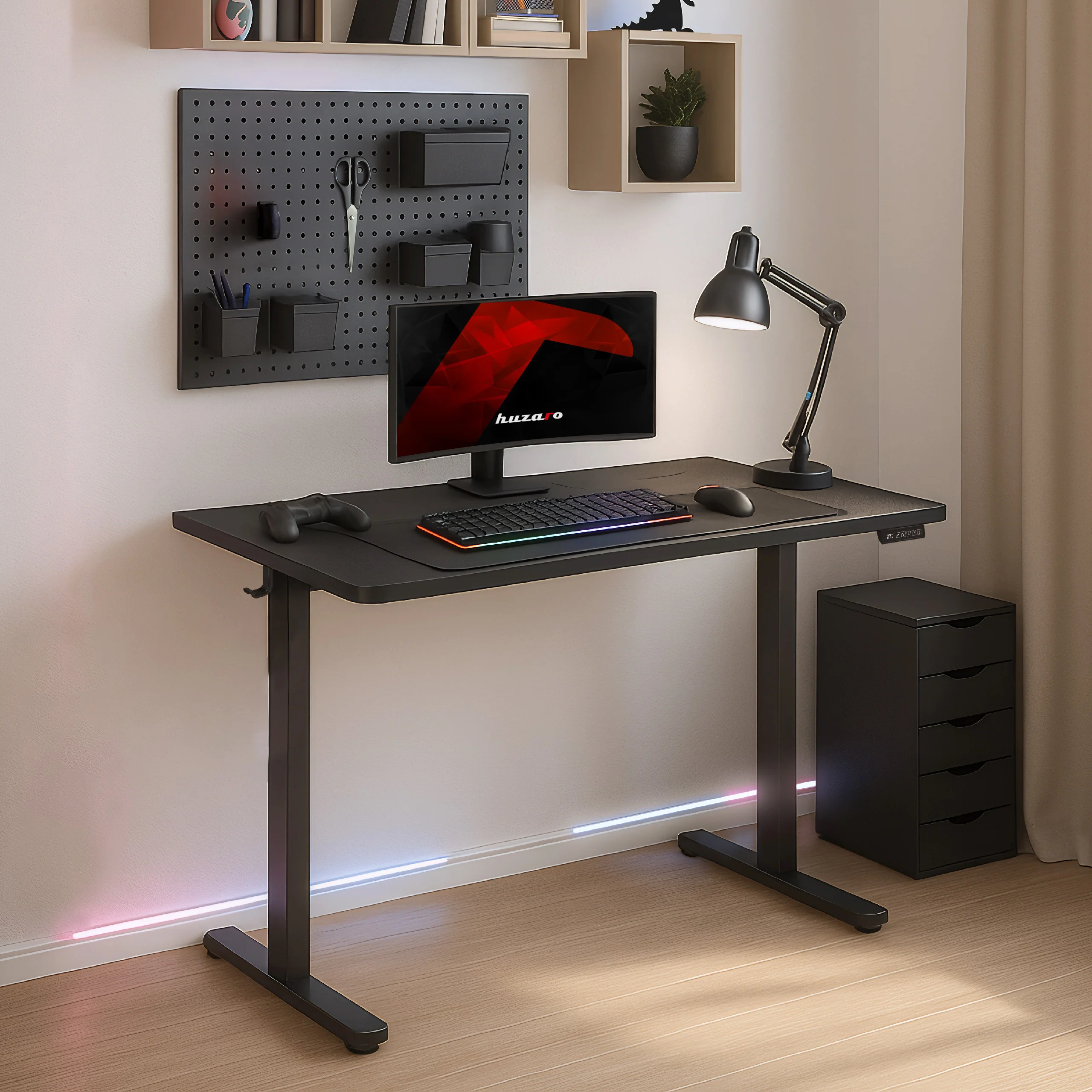 Biurko elektryczne Huzaro Hero 7.9 Black 100 cm - Image 4