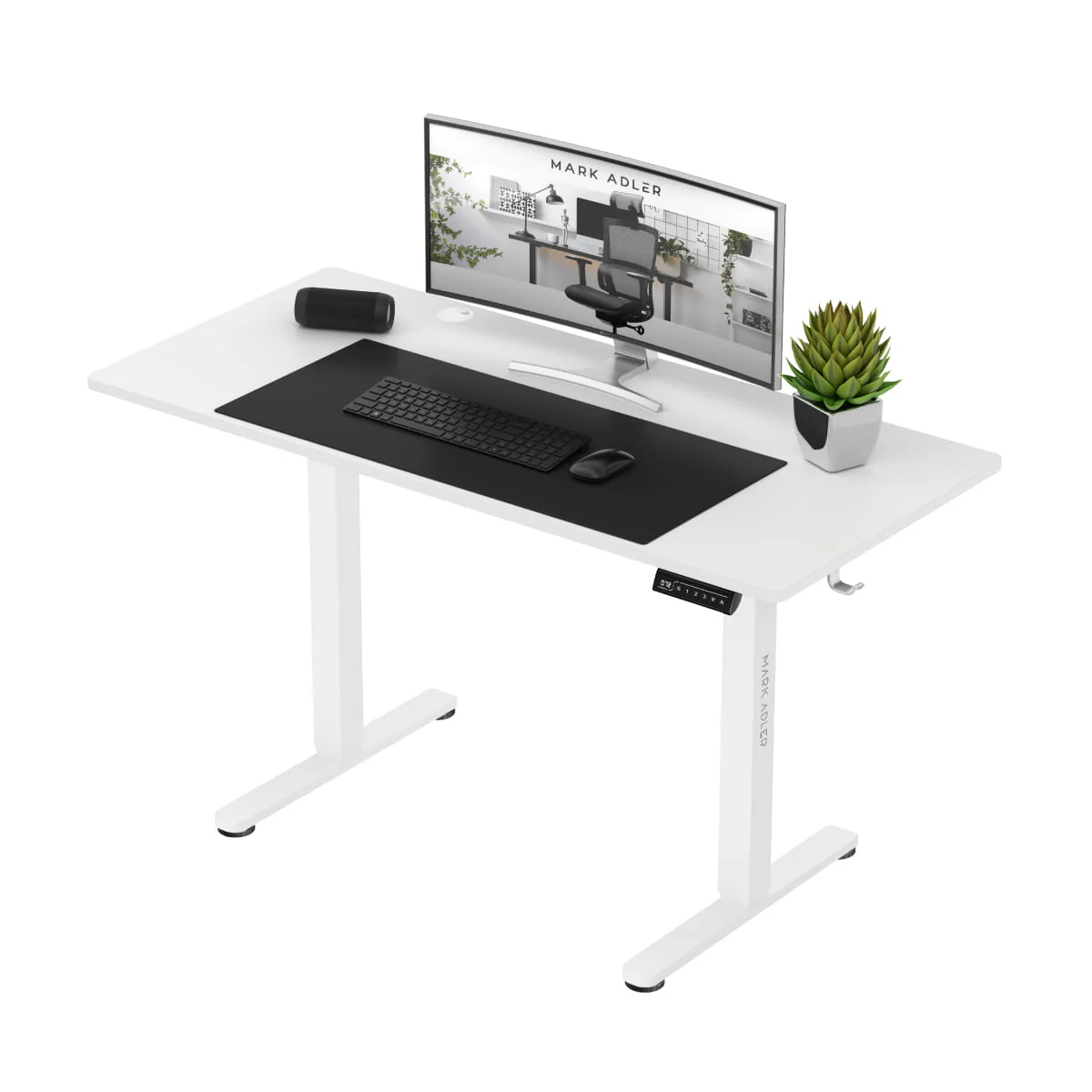 Biurko elektryczne Mark Adler Leader 7.0 White 120 cm OUTLET - Image 14
