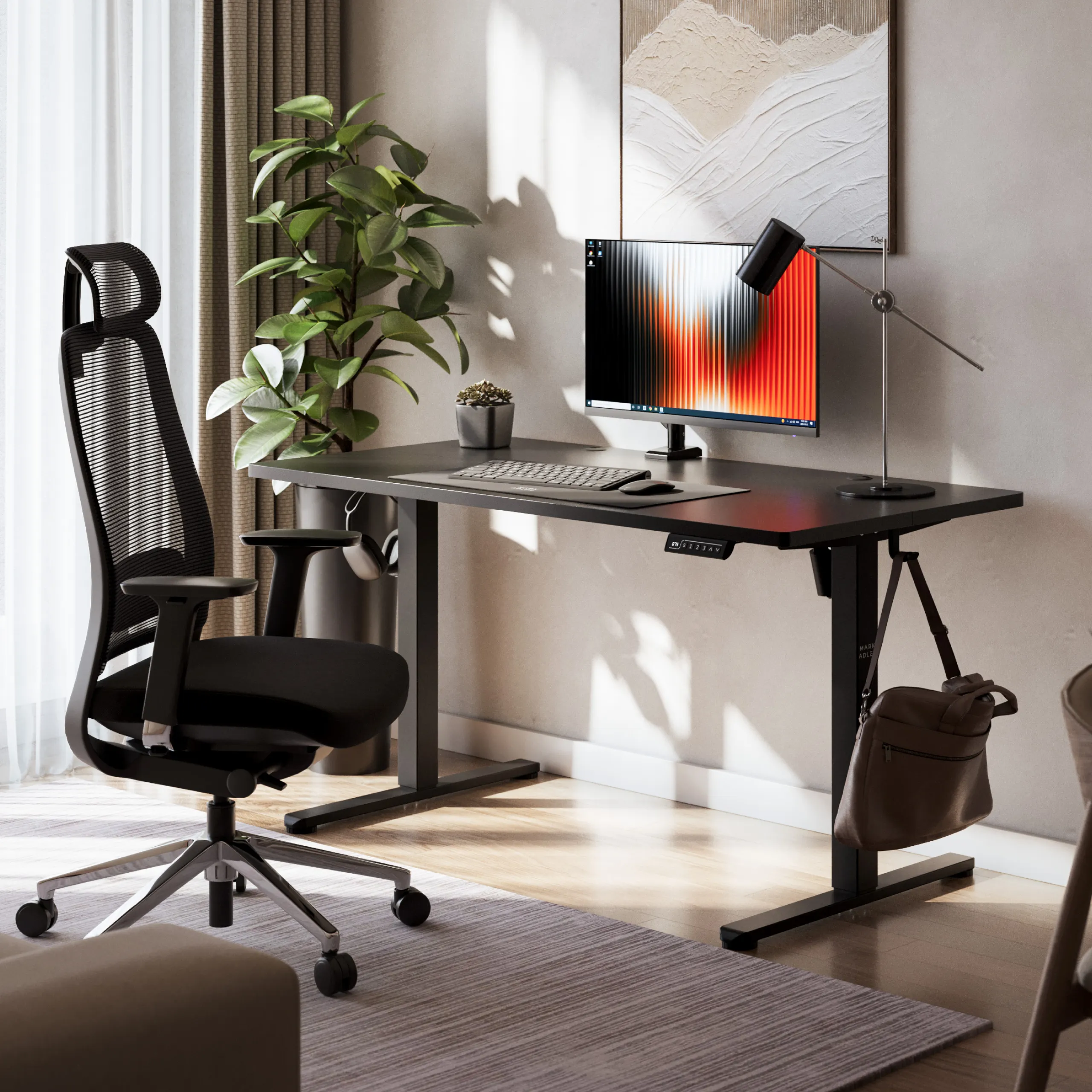 Biurko elektryczne Mark Adler Leader 7.3 Black 140 cm OUTLET - Image 20