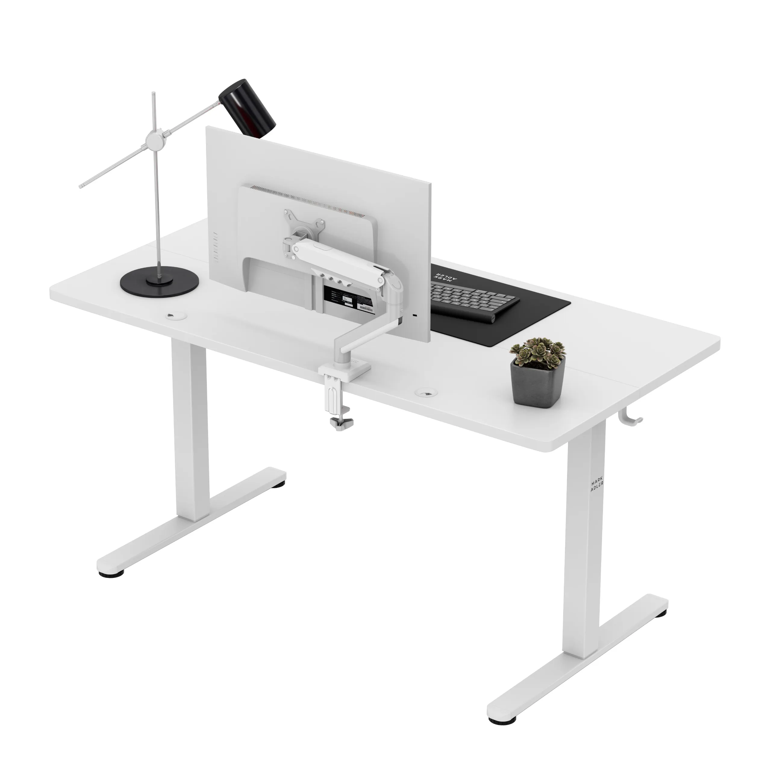 Biurko elektryczne Mark Adler Leader 7.3 White 140 cm - Image 6