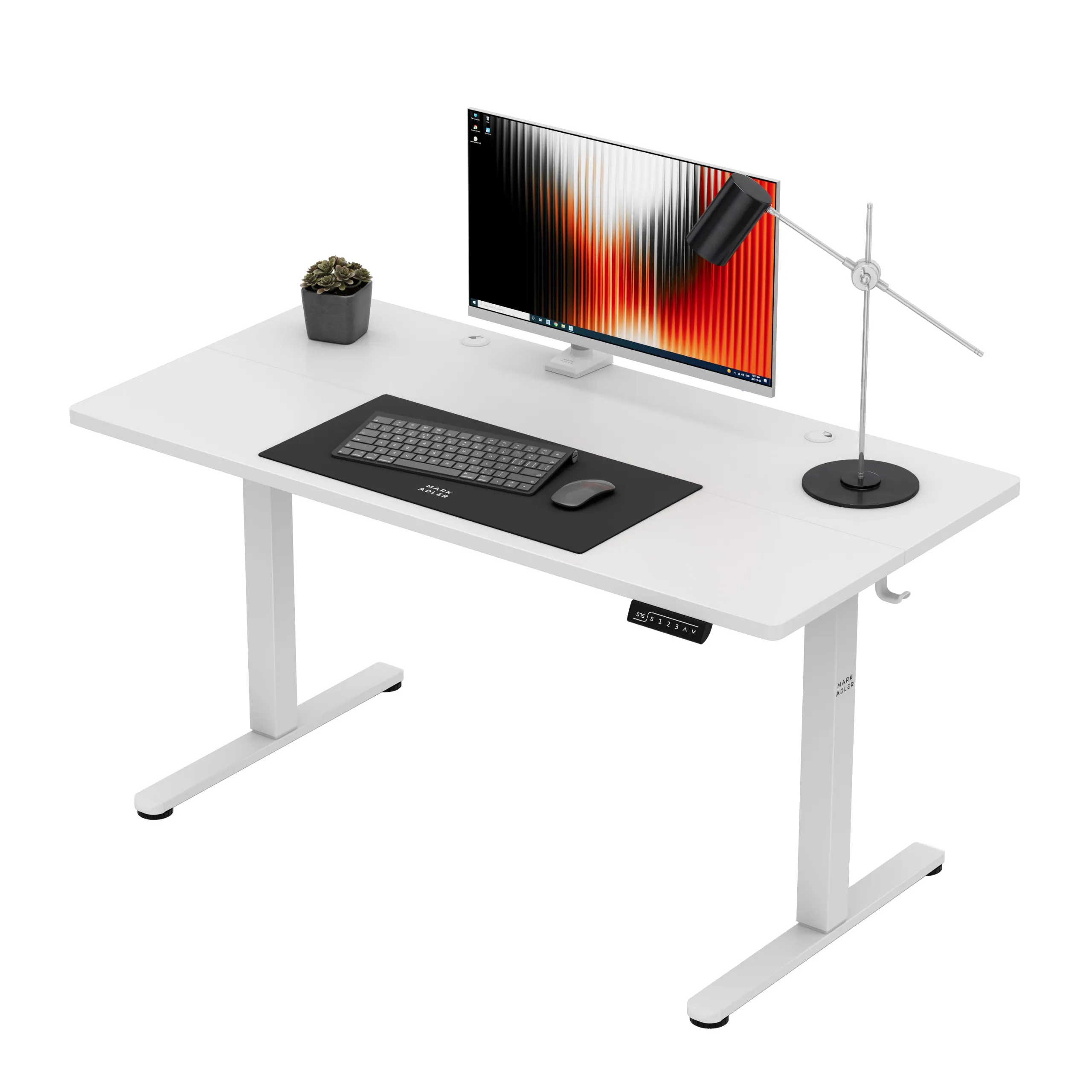 Biurko elektryczne Mark Adler Leader 7.3 White 140 cm - Image 9