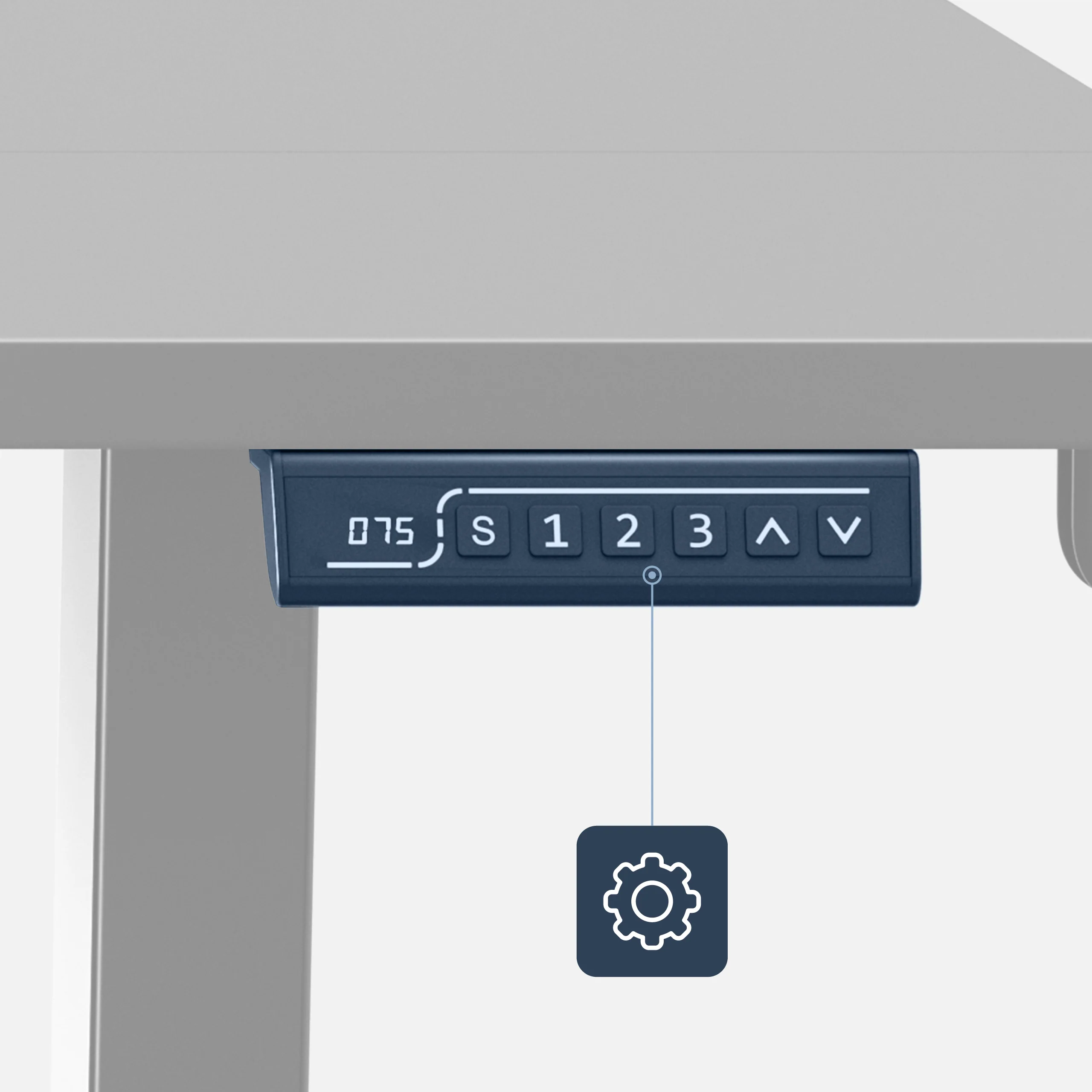 Biurko elektryczne Mark Adler Leader 7.6 Black 160 cm - Image 3