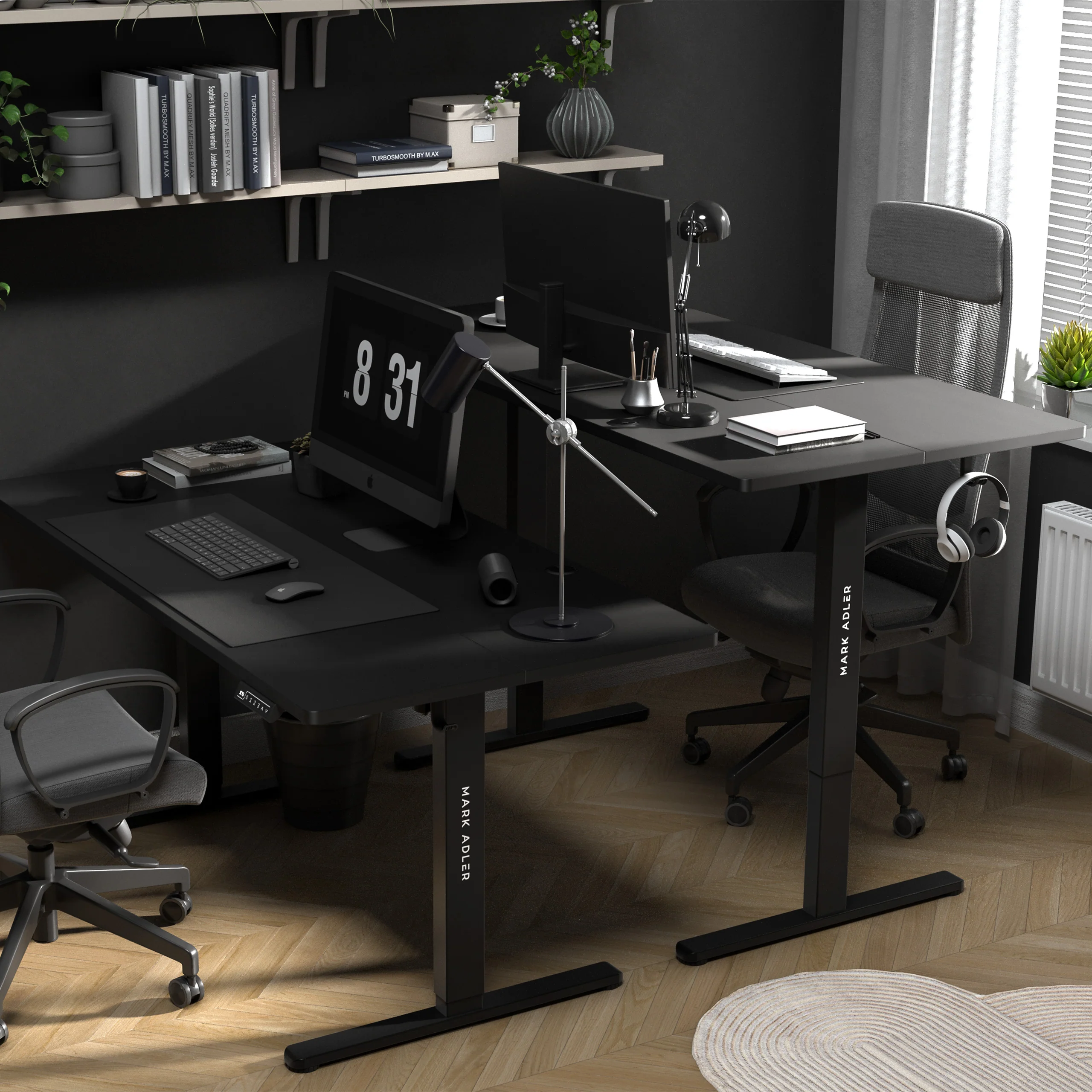 Biurko elektryczne Mark Adler Leader 7.6 Black 160 cm - Image 7