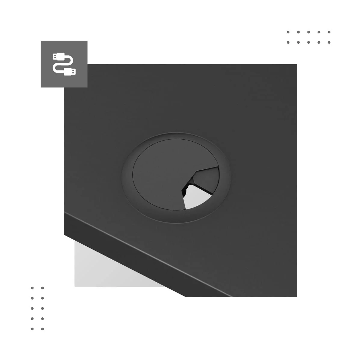 Biurko elektryczne Mark Adler Leader 7.6 Black 160 cm OUTLET - Image 11