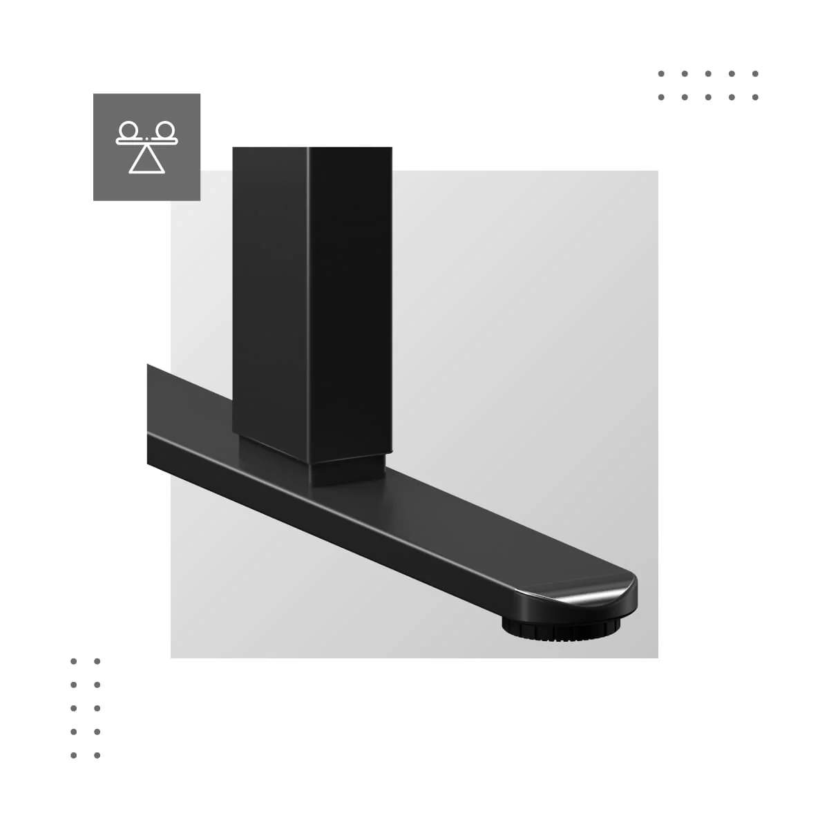 Biurko elektryczne Mark Adler Leader 7.6 Black 160 cm OUTLET - Image 14