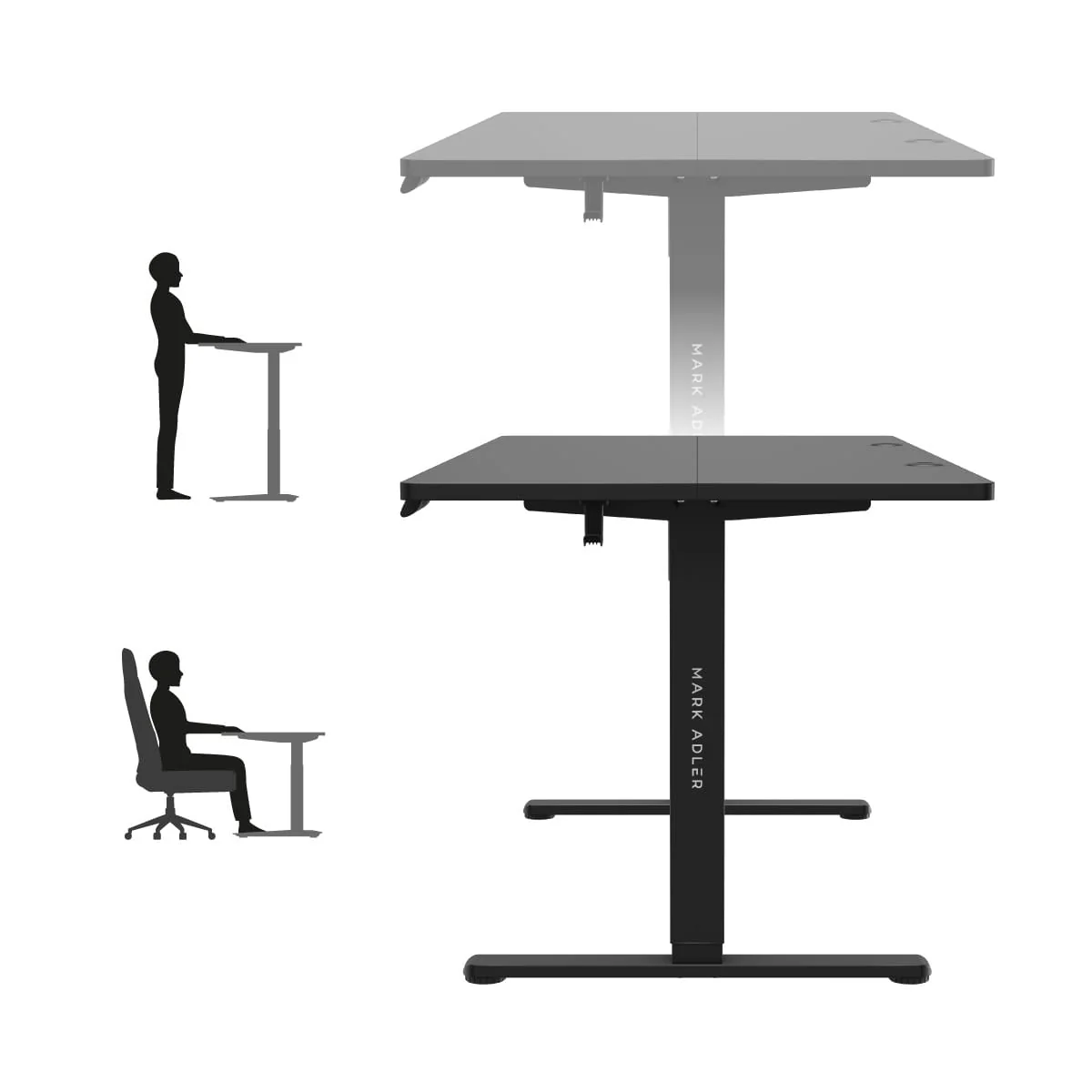 Biurko elektryczne Mark Adler Leader 7.6 Black 160 cm OUTLET - Image 16