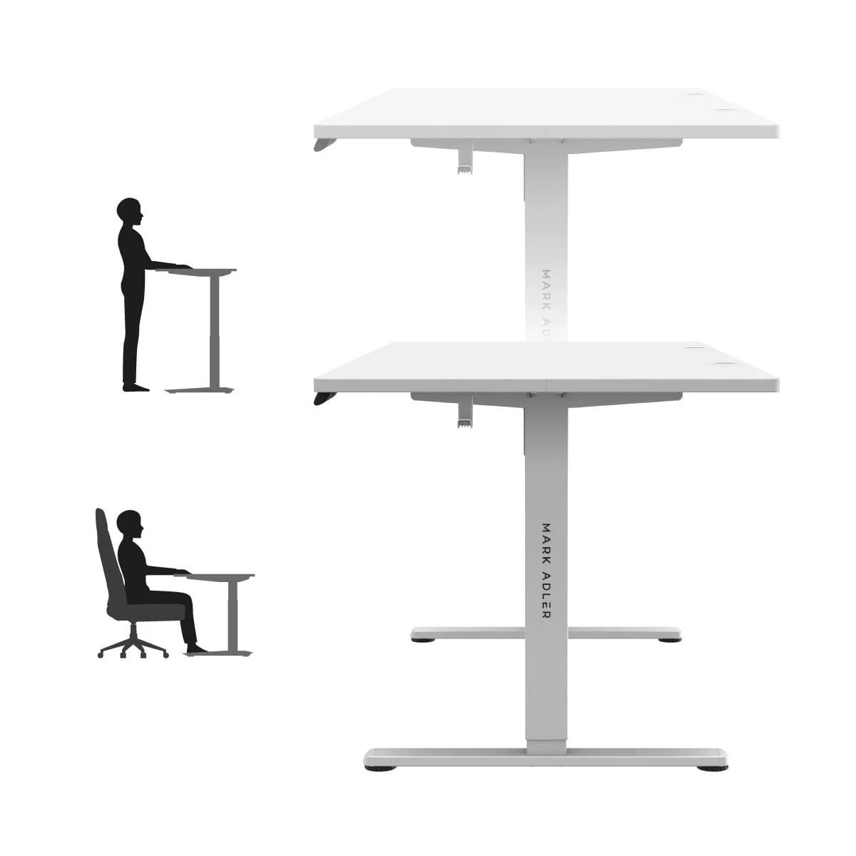 Biurko elektryczne Mark Adler Leader 7.6 White 160 cm - Image 6
