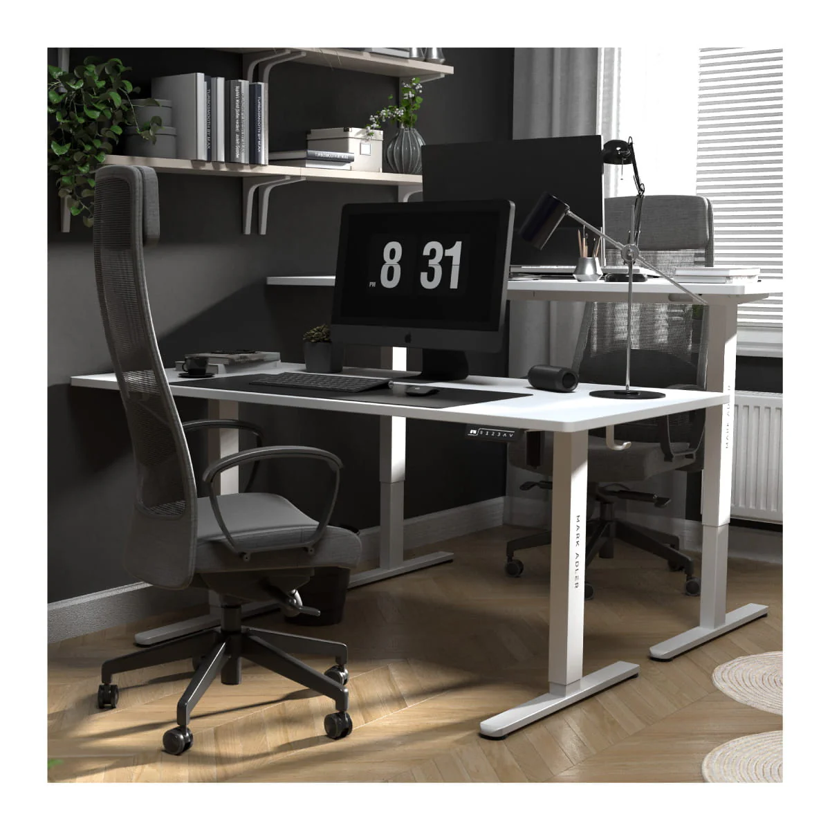Biurko elektryczne Mark Adler Leader 7.6 White 160 cm - Image 9