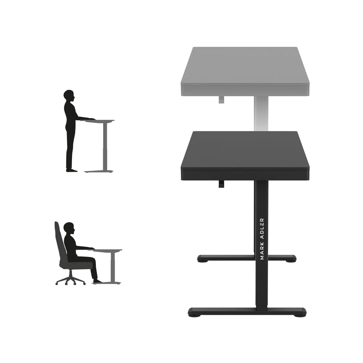 Biurko elektryczne Mark Adler Leader 8.2 Black 120 cm - Image 8