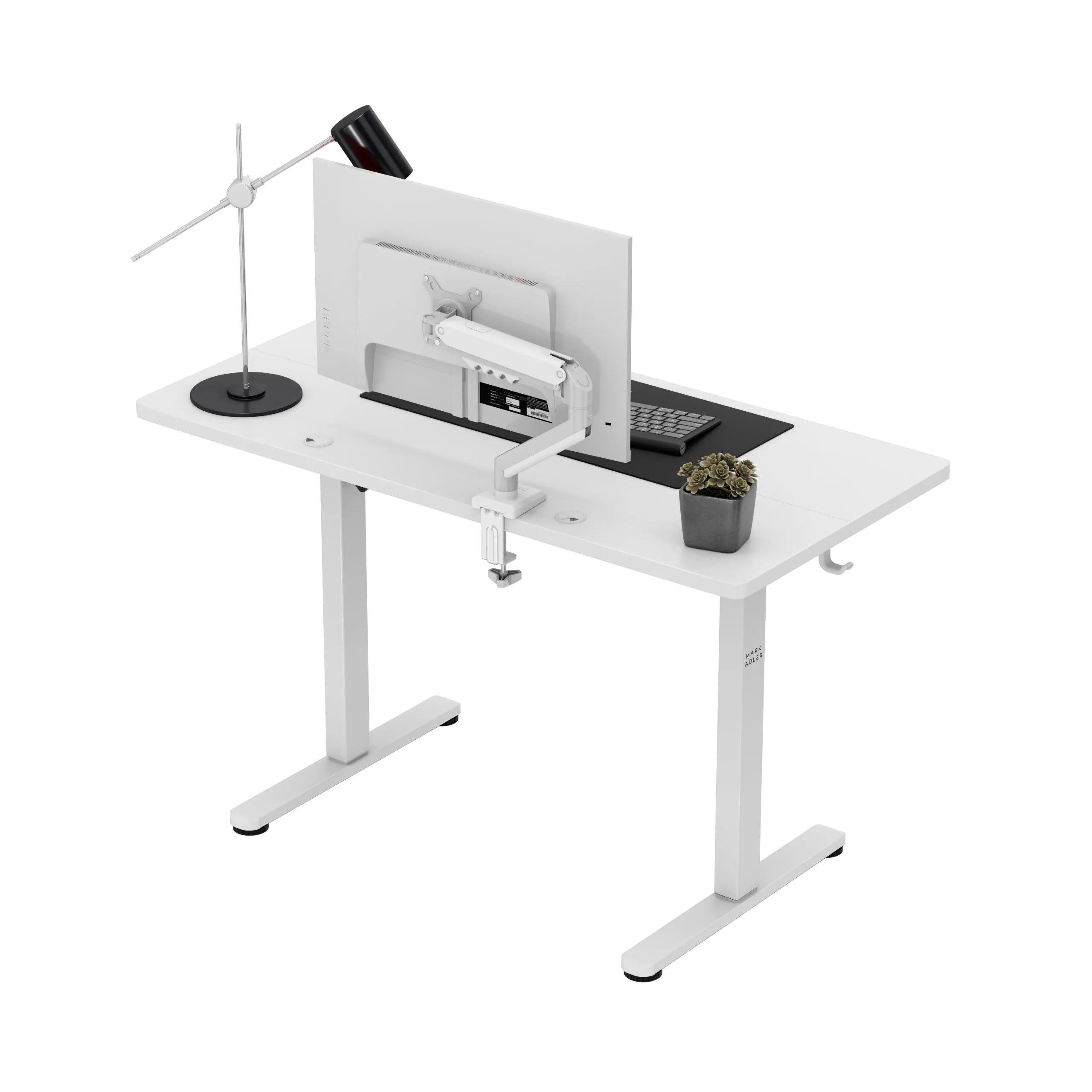 Biurko elektryczne regulowane Mark Adler Leader 6.9 White 120 cm - Image 6