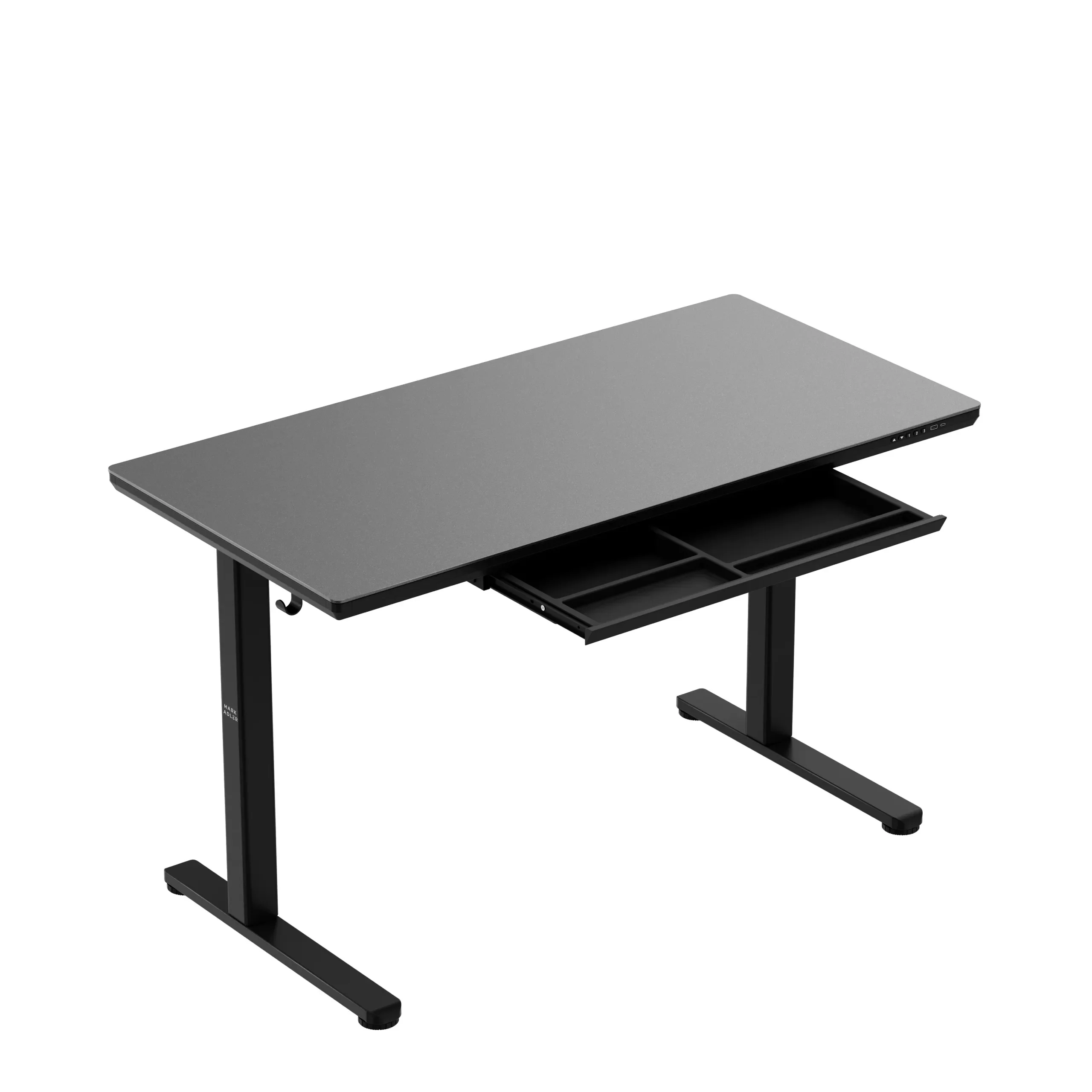 Biurko elektryczne ze szklanym blatem Mark Adler Leader 8.5 Black - Image 10
