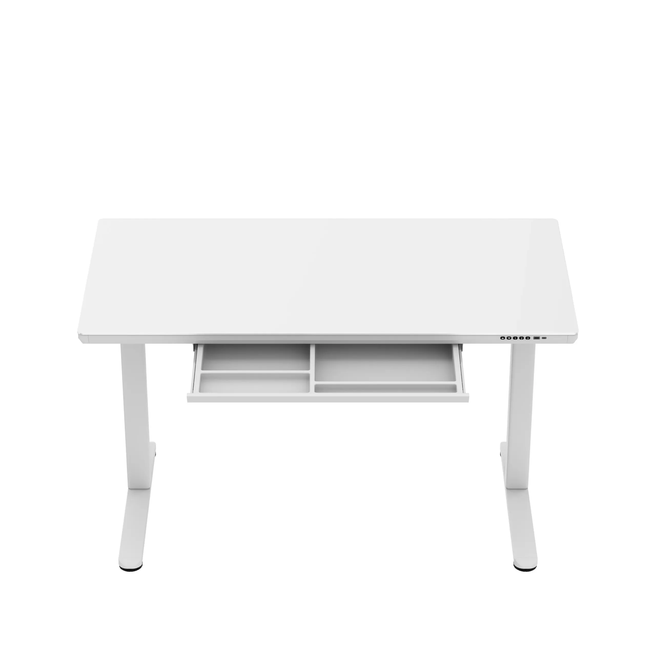 Biurko elektryczne ze szklanym blatem Mark Adler Leader 8.5 White - Image 21
