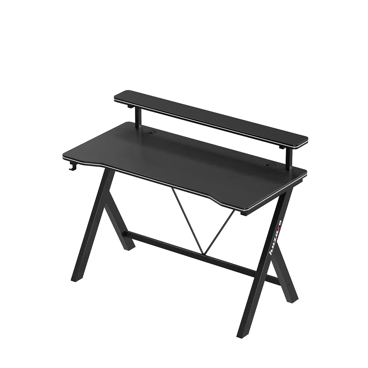 Biurko gamingowe 120 cm Huzaro Hero 1.9 Black - Image 8