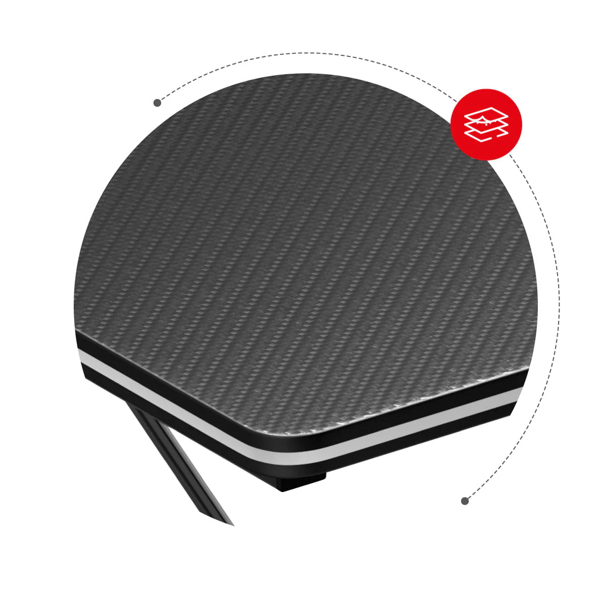 Biurko Gamingowe Huzaro Hero 1.4 Black 100 cm OUTLET - Image 10