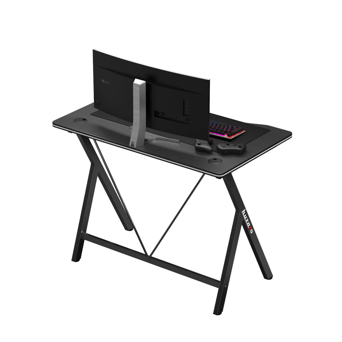 Biurko Gamingowe Huzaro Hero 1.4 Black 100 cm OUTLET - Image 4