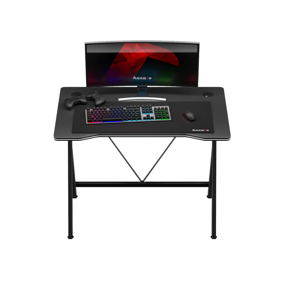 Biurko Gamingowe Huzaro Hero 1.4 Black 100 cm OUTLET - Image 6