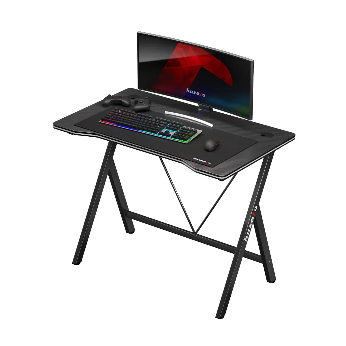 Biurko Gamingowe Huzaro Hero 1.4 Black 100 cm OUTLET - Image 8