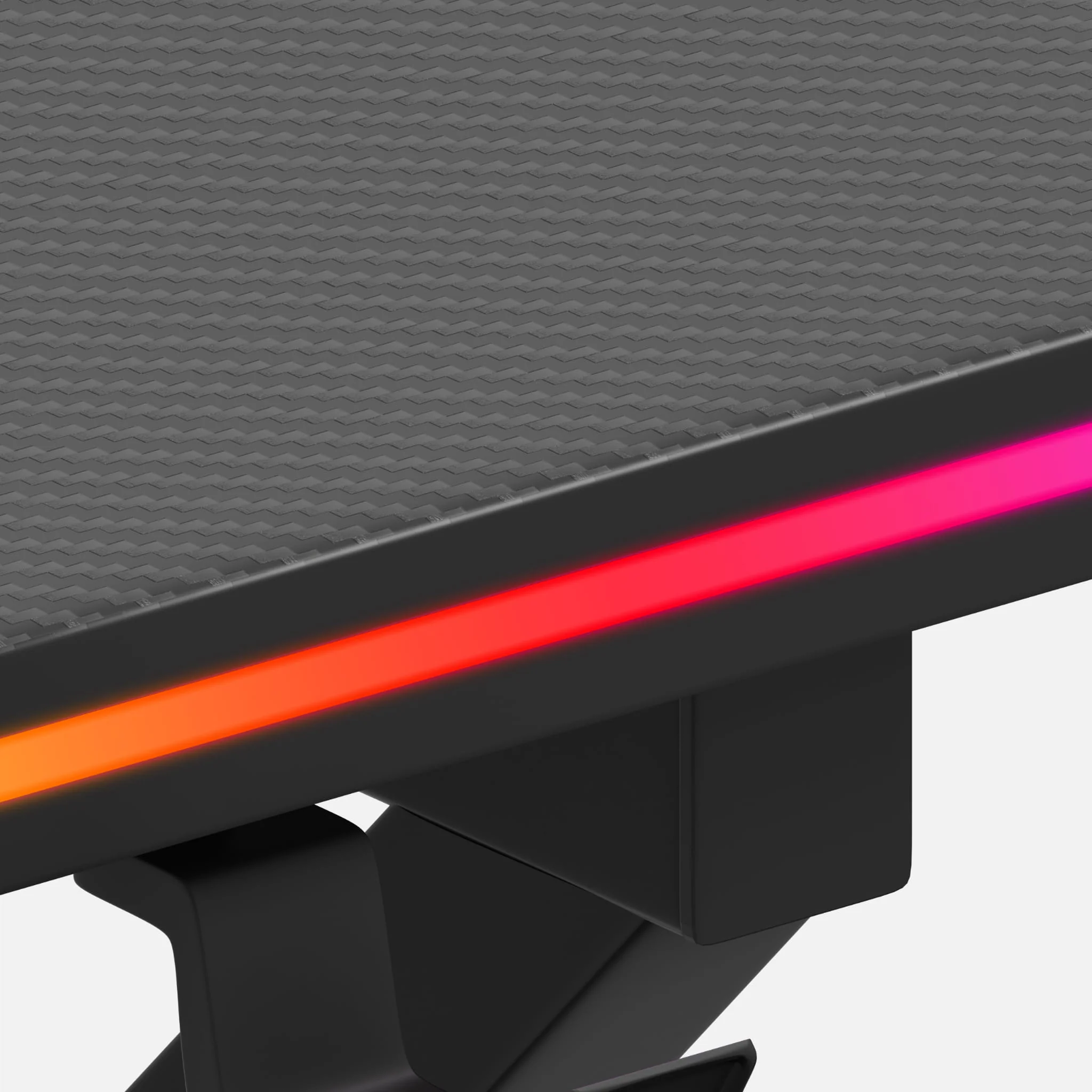 Biurko Gamingowe Huzaro Hero 1.7 RGB Black 120 cm - Image 6