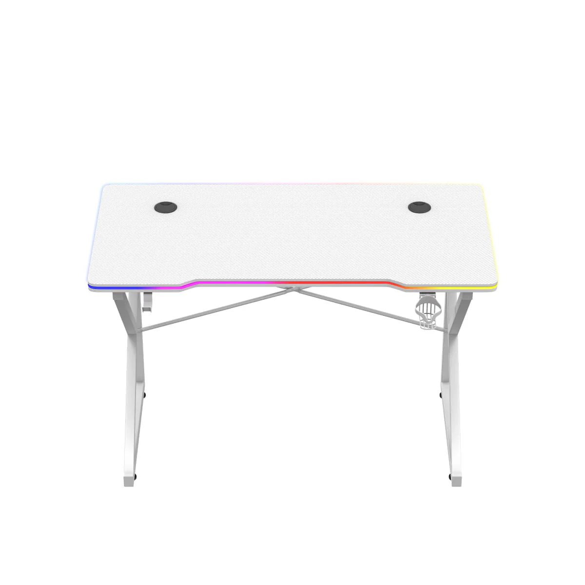 Biurko Gamingowe Huzaro Hero 1.7 RGB White 120 cm OUTLET - Image 7