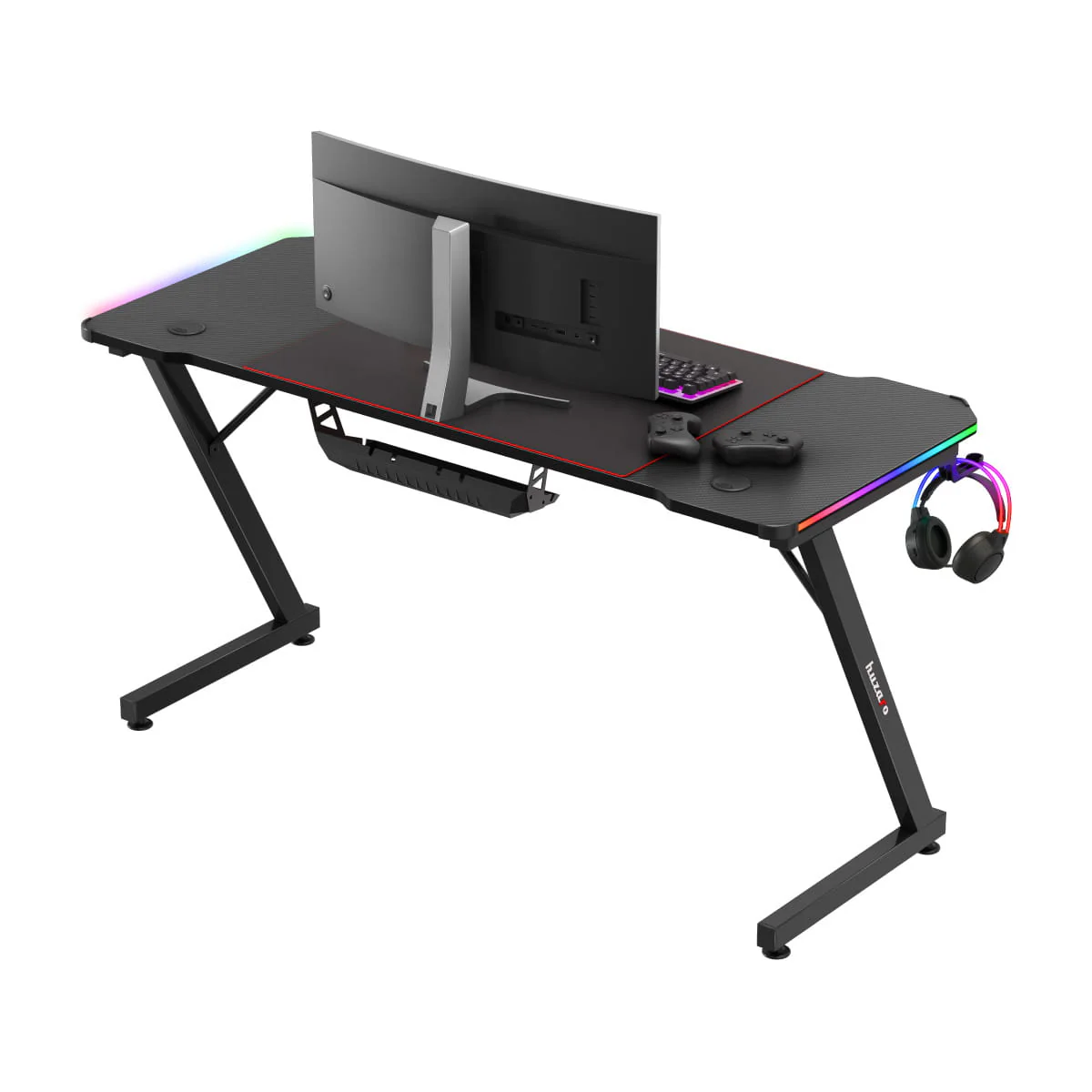 Biurko Gamingowe Huzaro Hero 3.3 RGB 140 cm - Image 9