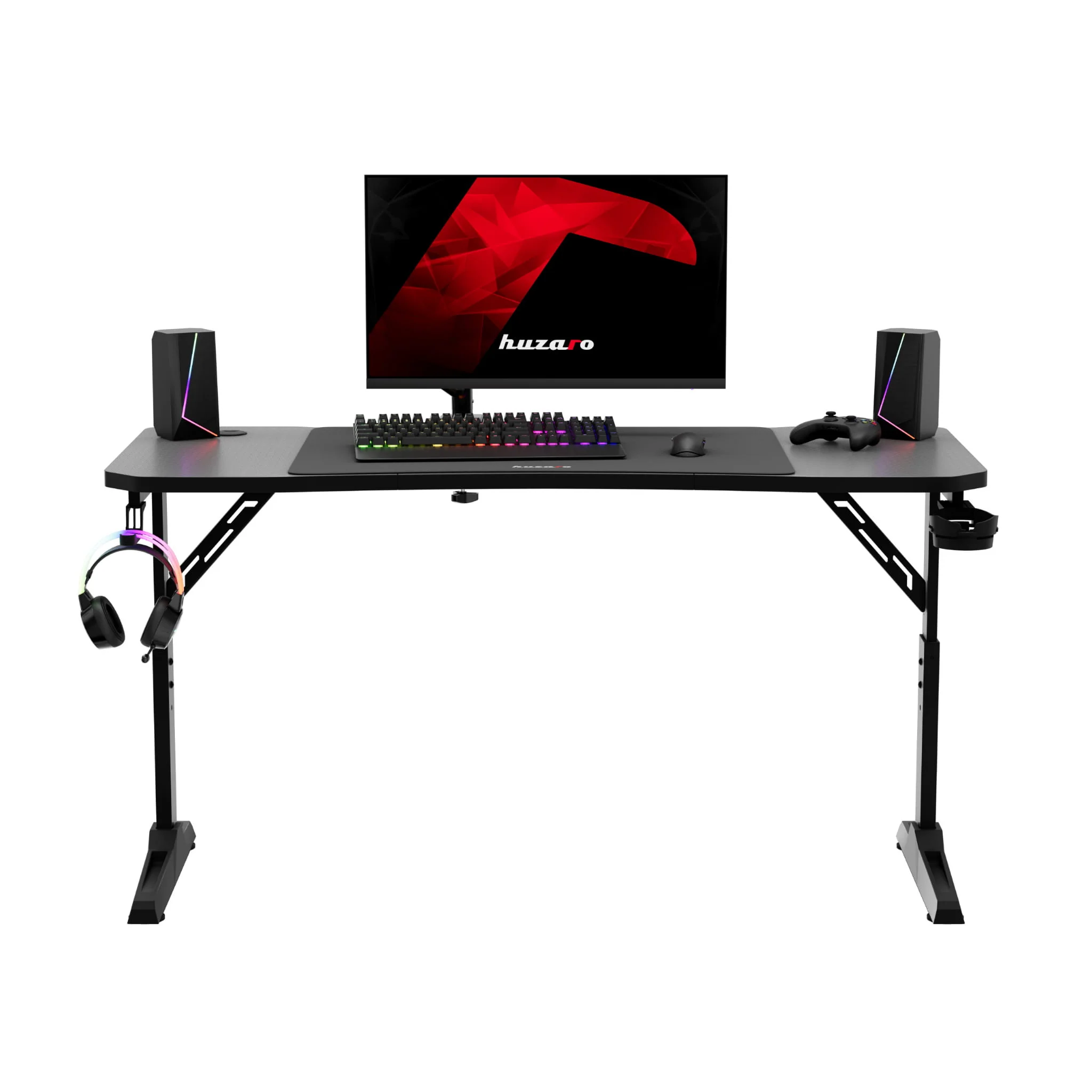 Biurko gamingowe Huzaro Hero 3.6 Black 140 cm - Image 19