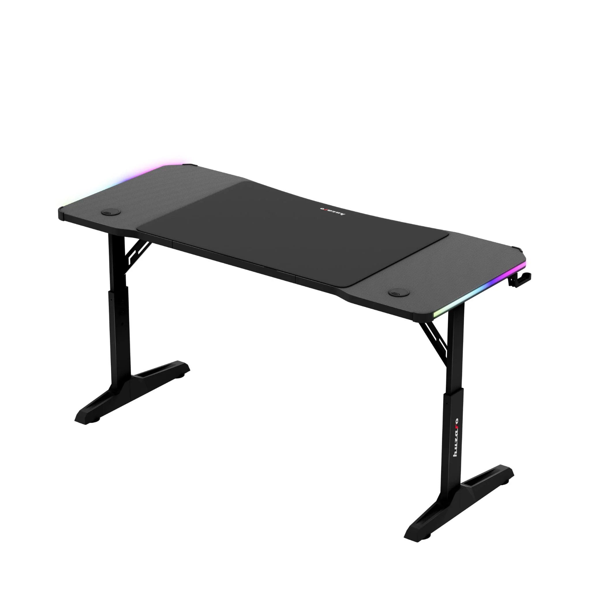 Biurko gamingowe Huzaro Hero 3.6 RGB LED Black 140 cm - Image 5