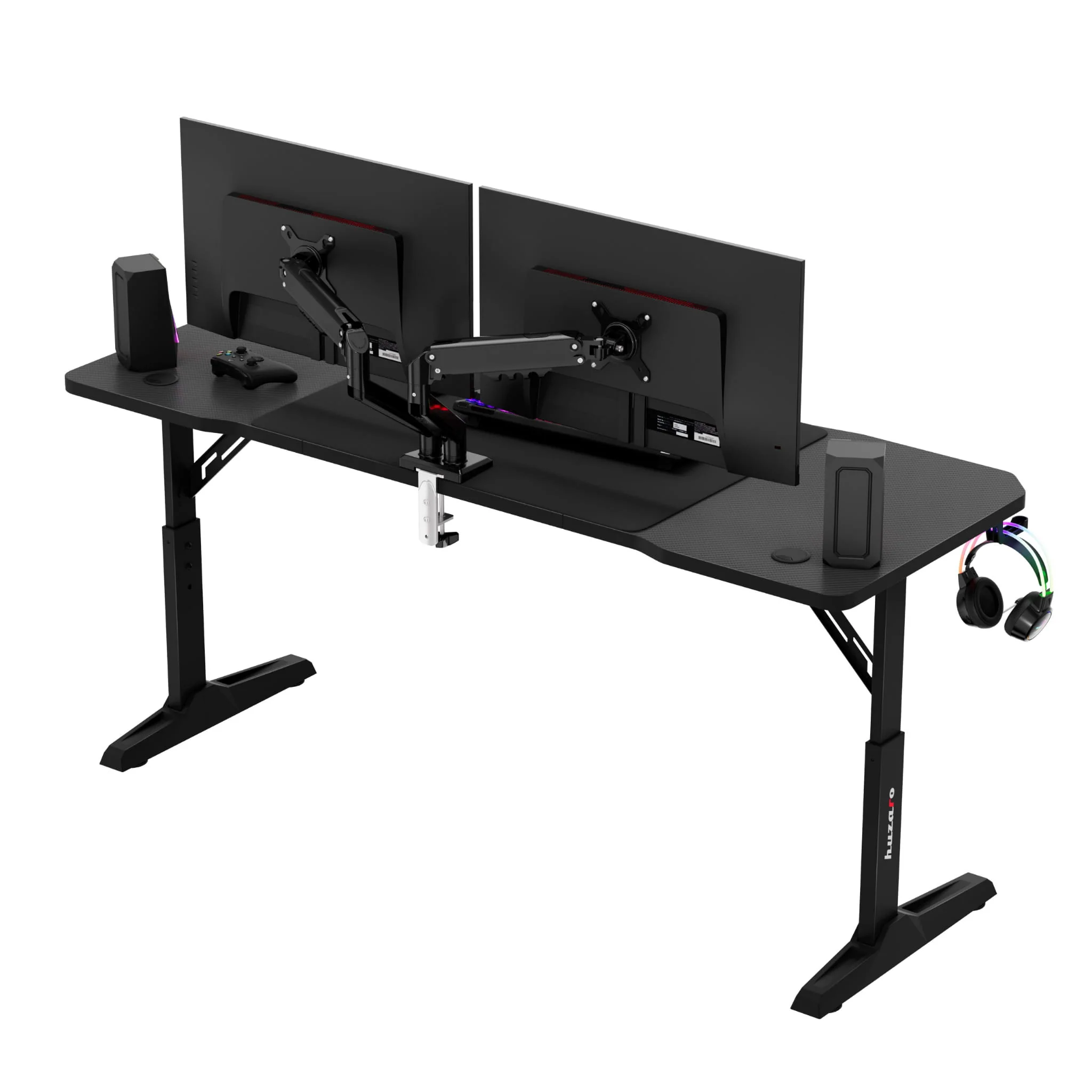 Biurko gamingowe Huzaro Hero 4.6 Black 160 cm - Image 10