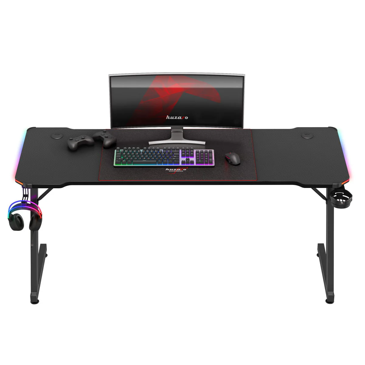 Biurko Gamingowe Huzaro Hero 4.8 RGB 160 cm - Image 10