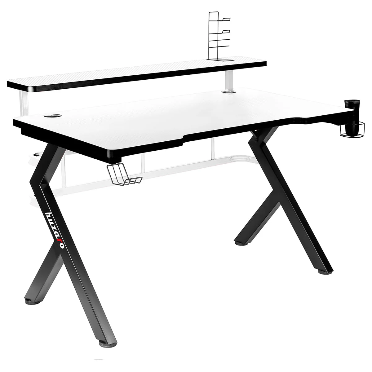 Biurko Gamingowe Huzaro Hero 5.0 White 120 cm OUTLET - Image 2