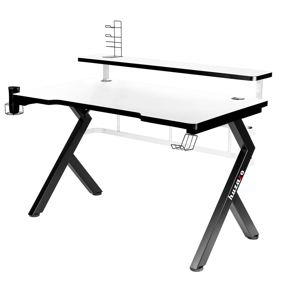 Biurko Gamingowe Huzaro Hero 5.0 White 120 cm OUTLET - Image 4
