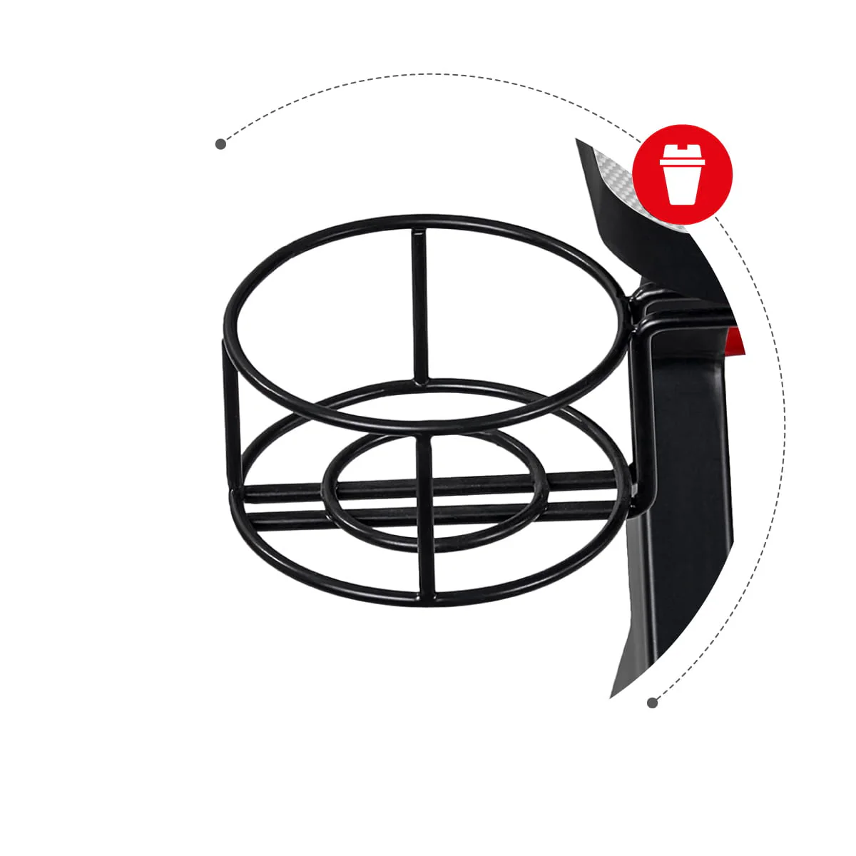 Biurko Gamingowe Huzaro Hero 5.0 White 120 cm OUTLET - Image 9