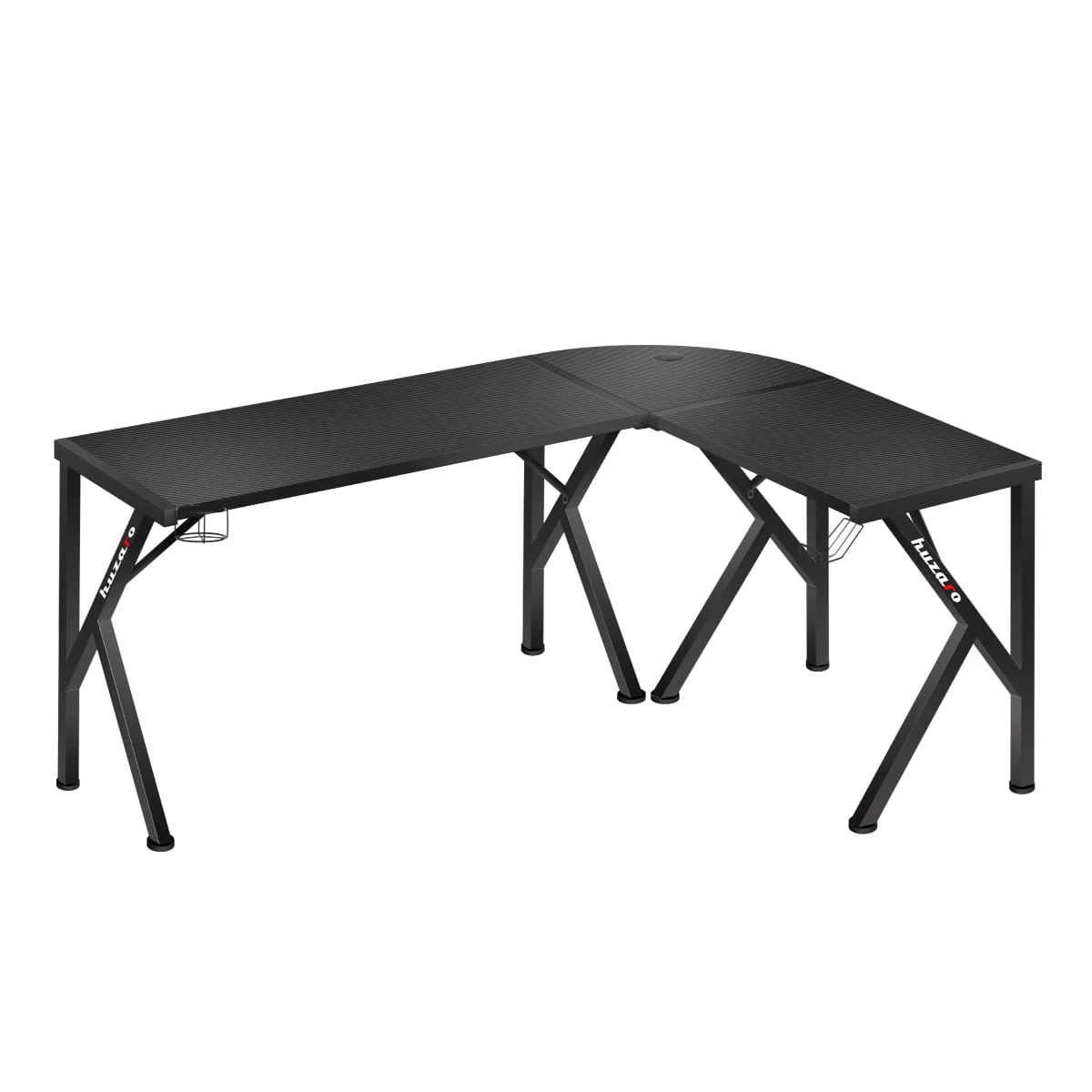 Biurko Gamingowe Huzaro Hero 6.3 Black 154 cm OUTLET - Image 3