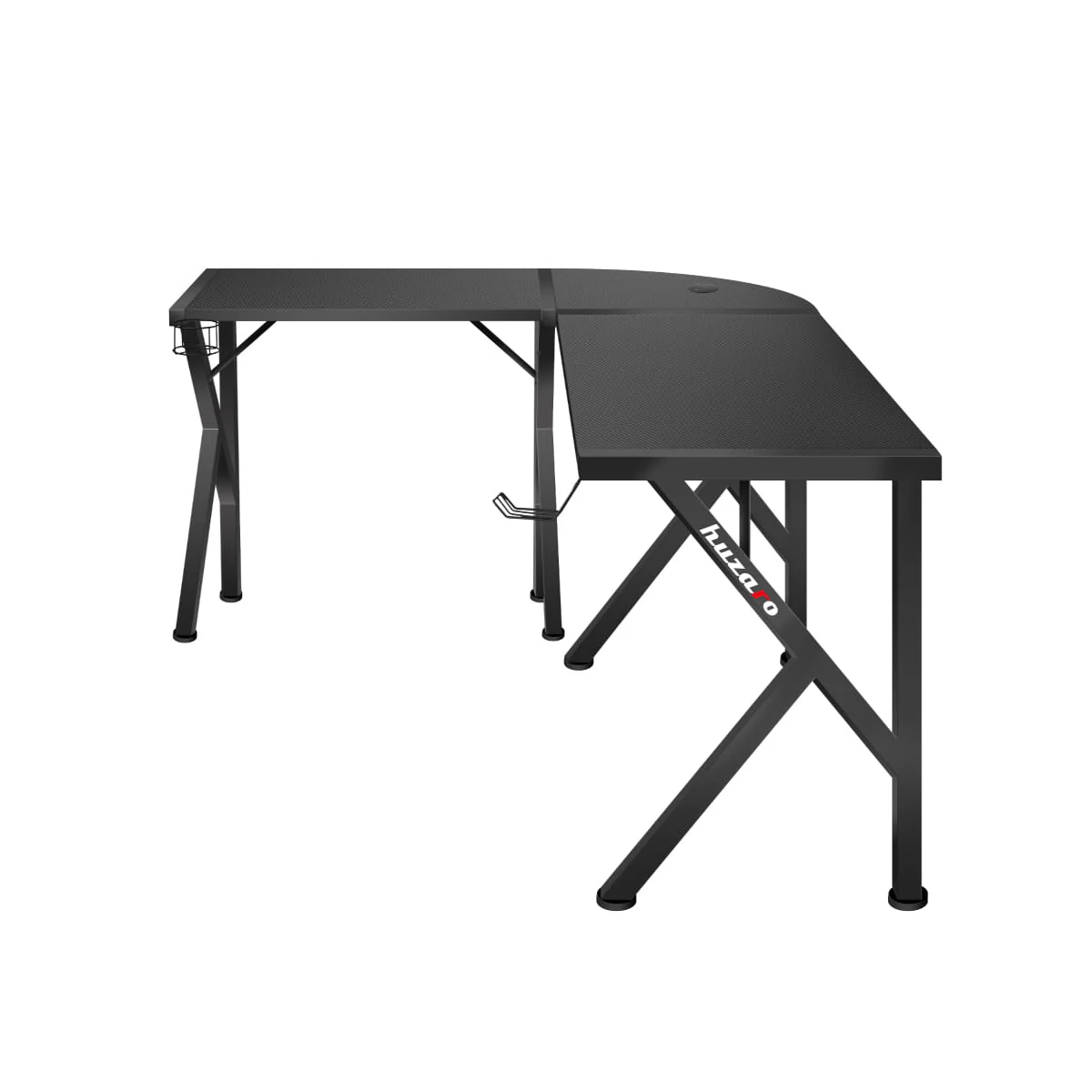Biurko Gamingowe Huzaro Hero 6.3 Black 154 cm OUTLET - Image 6