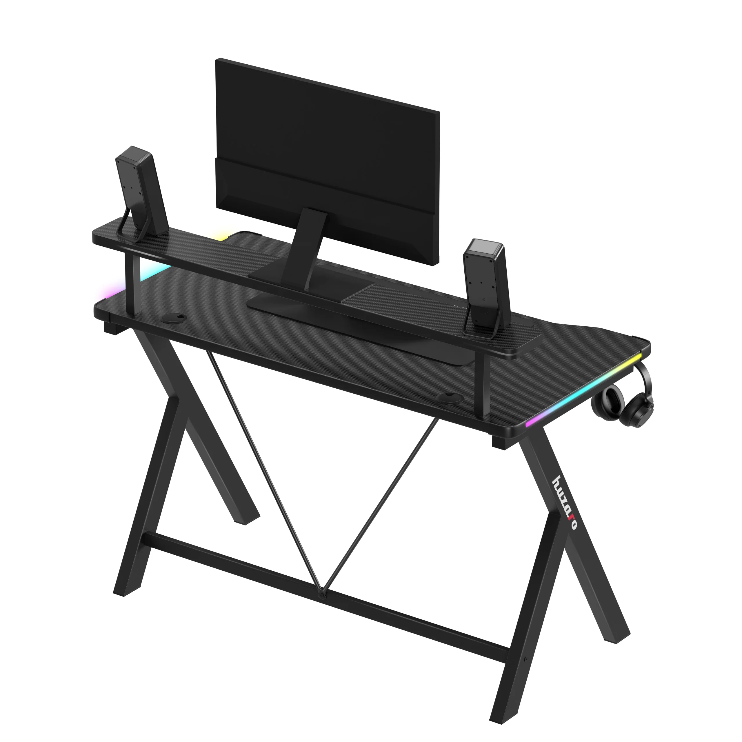 Biurko gamingowe LED Huzaro Hero 1.9 RGB  120 cm - Image 10