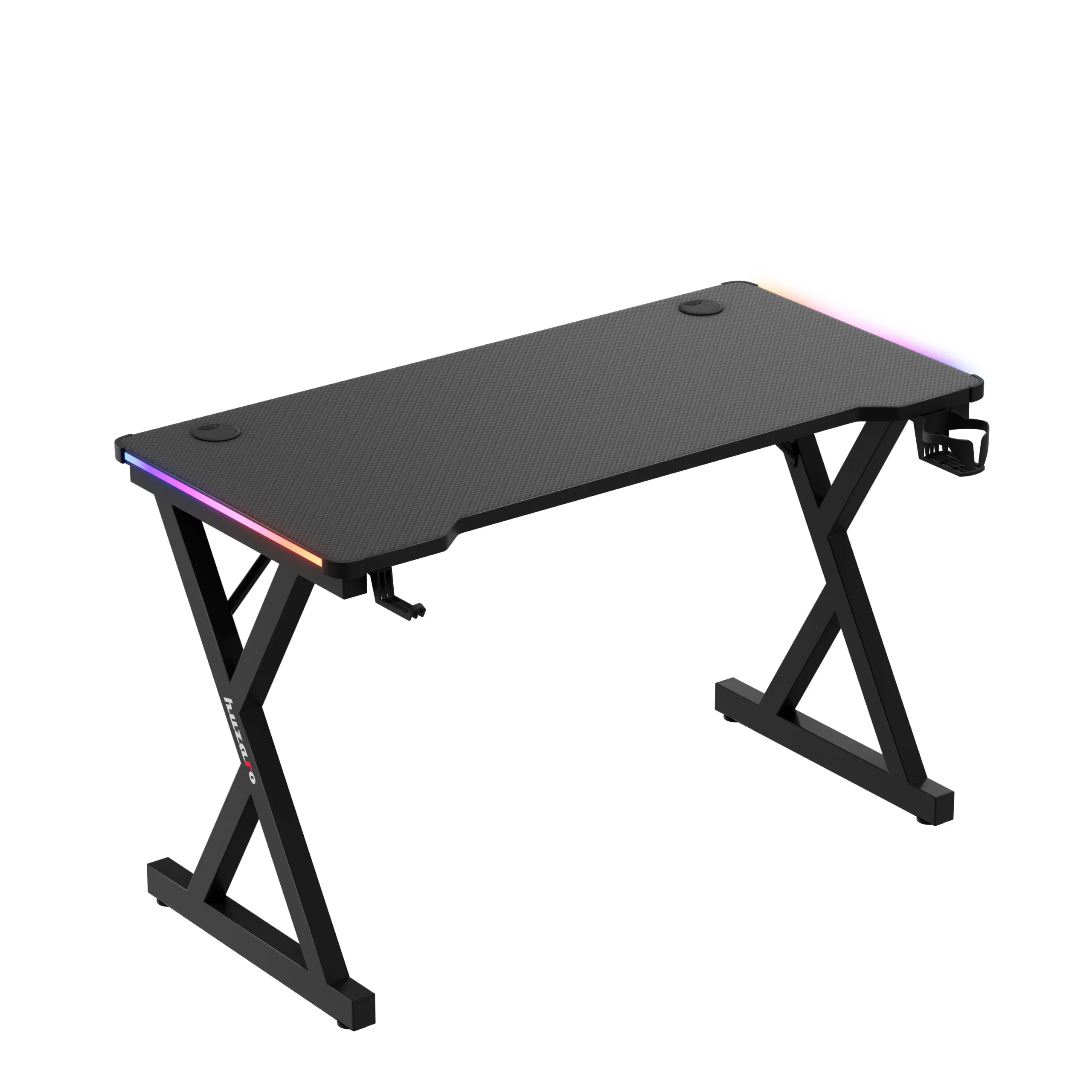Biurko gamingowe LED Huzaro Hero 2.3 RGB 120 cm - Image 2