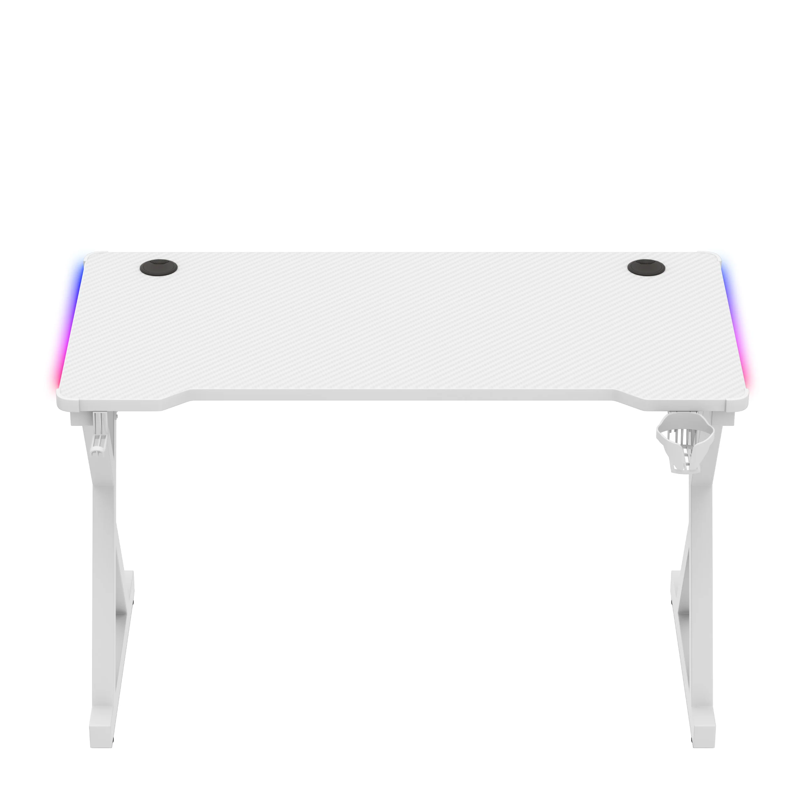 Biurko gamingowe LED Huzaro Hero 2.3 RGB White 120 cm - Image 17