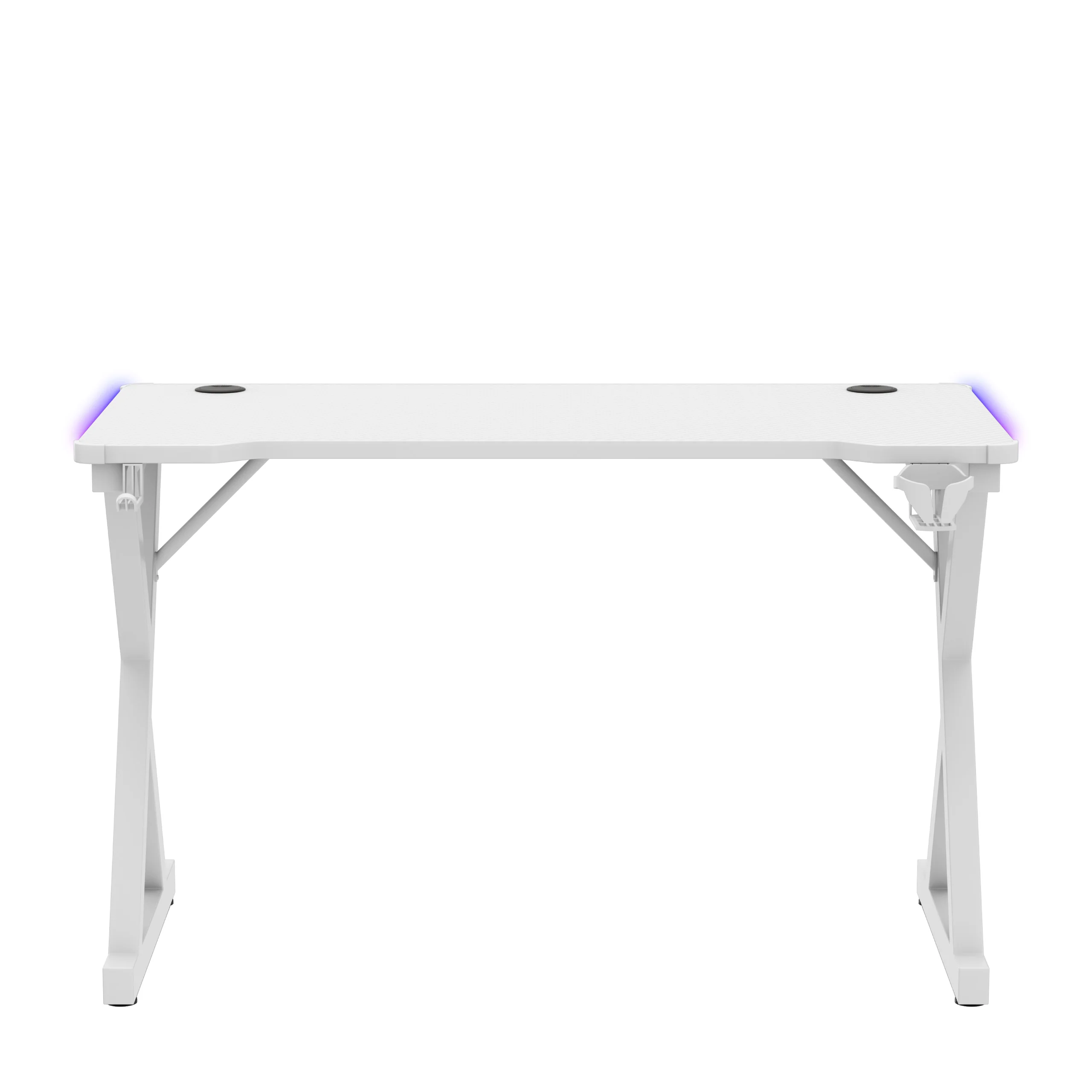 Biurko gamingowe LED Huzaro Hero 2.3 RGB White 120 cm - Image 19
