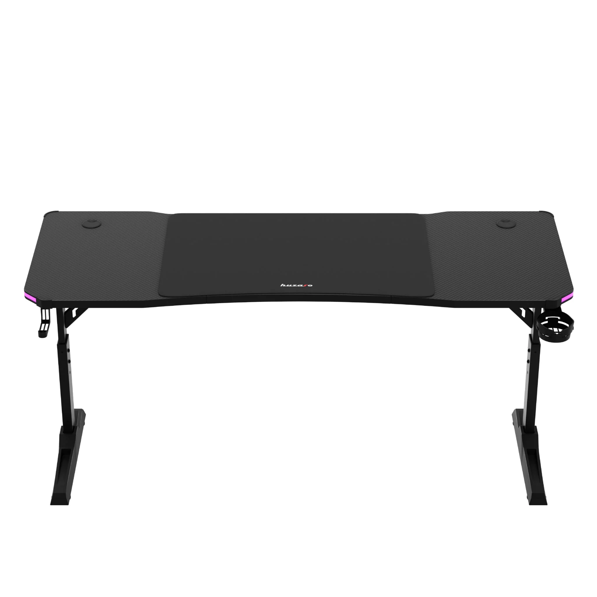 Biurko gamingowe Led Huzaro Hero 4.6 RGB Black 160 cm - Image 18