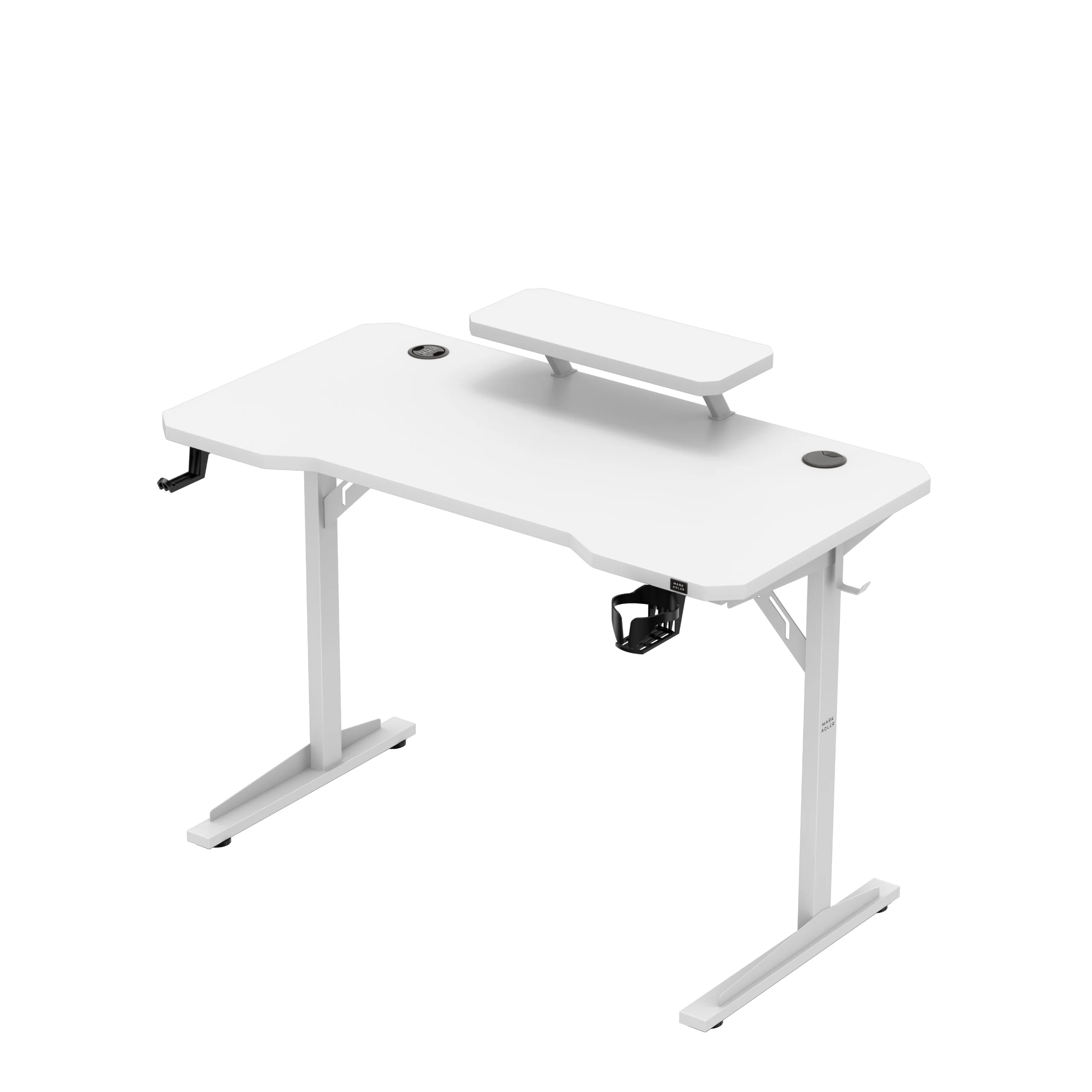 Biurko komputerowe z półką Mark Adler Leader 5.1 White 115 cm - Image 10