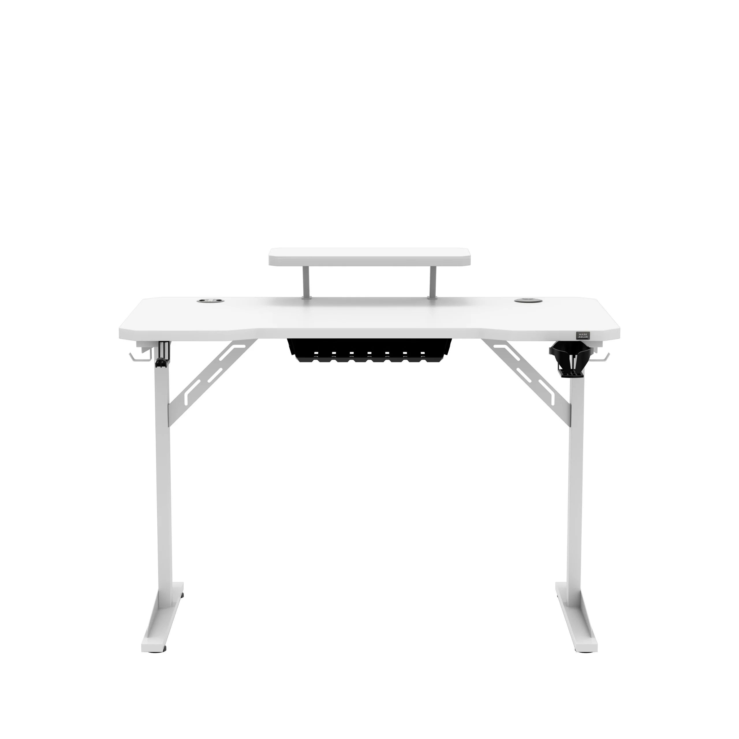 Biurko komputerowe z półką Mark Adler Leader 5.1 White 115 cm - Image 19