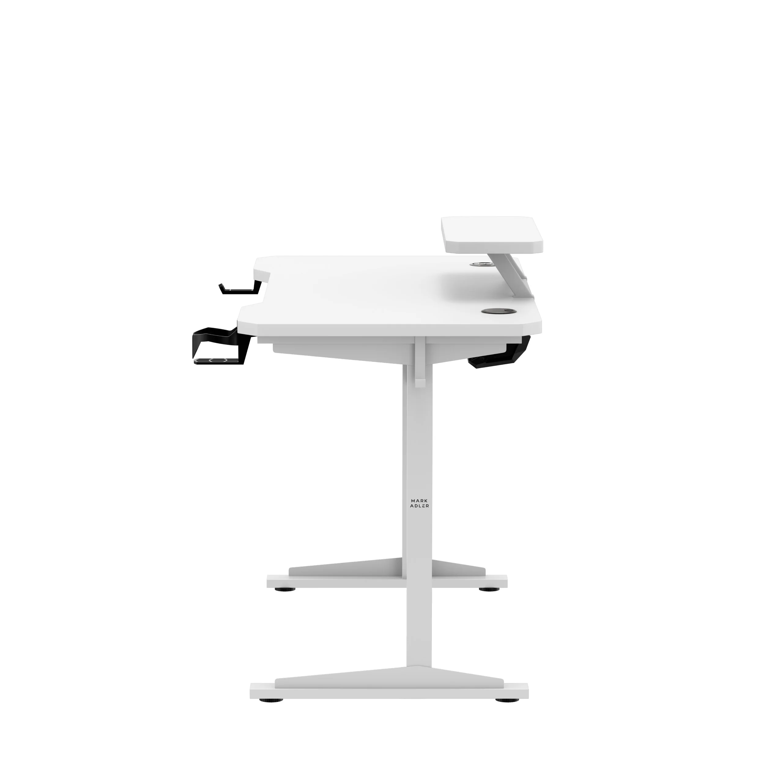 Biurko komputerowe z półką Mark Adler Leader 5.1 White 115 cm - Image 21