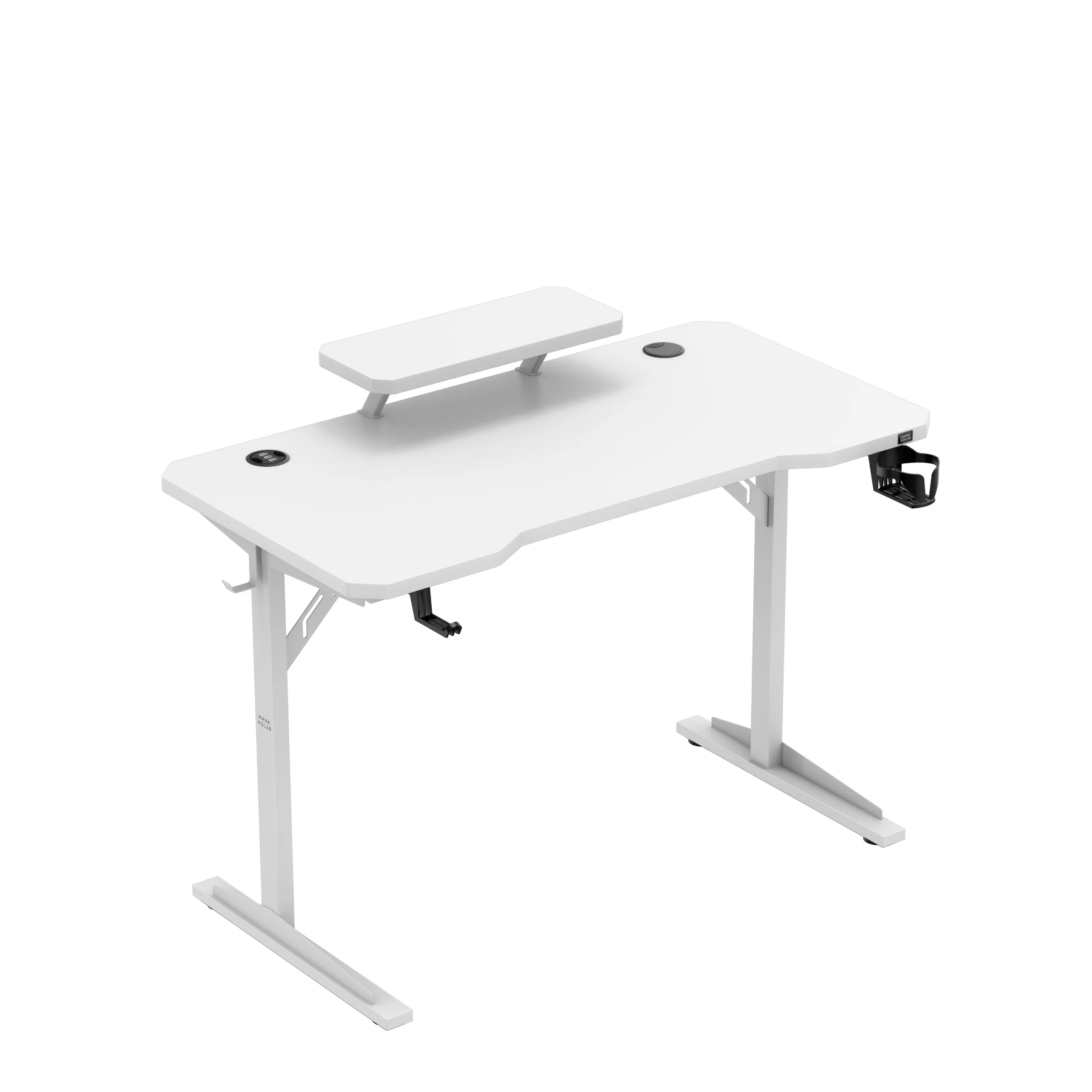 Biurko komputerowe z półką Mark Adler Leader 5.1 White 115 cm - Image 8