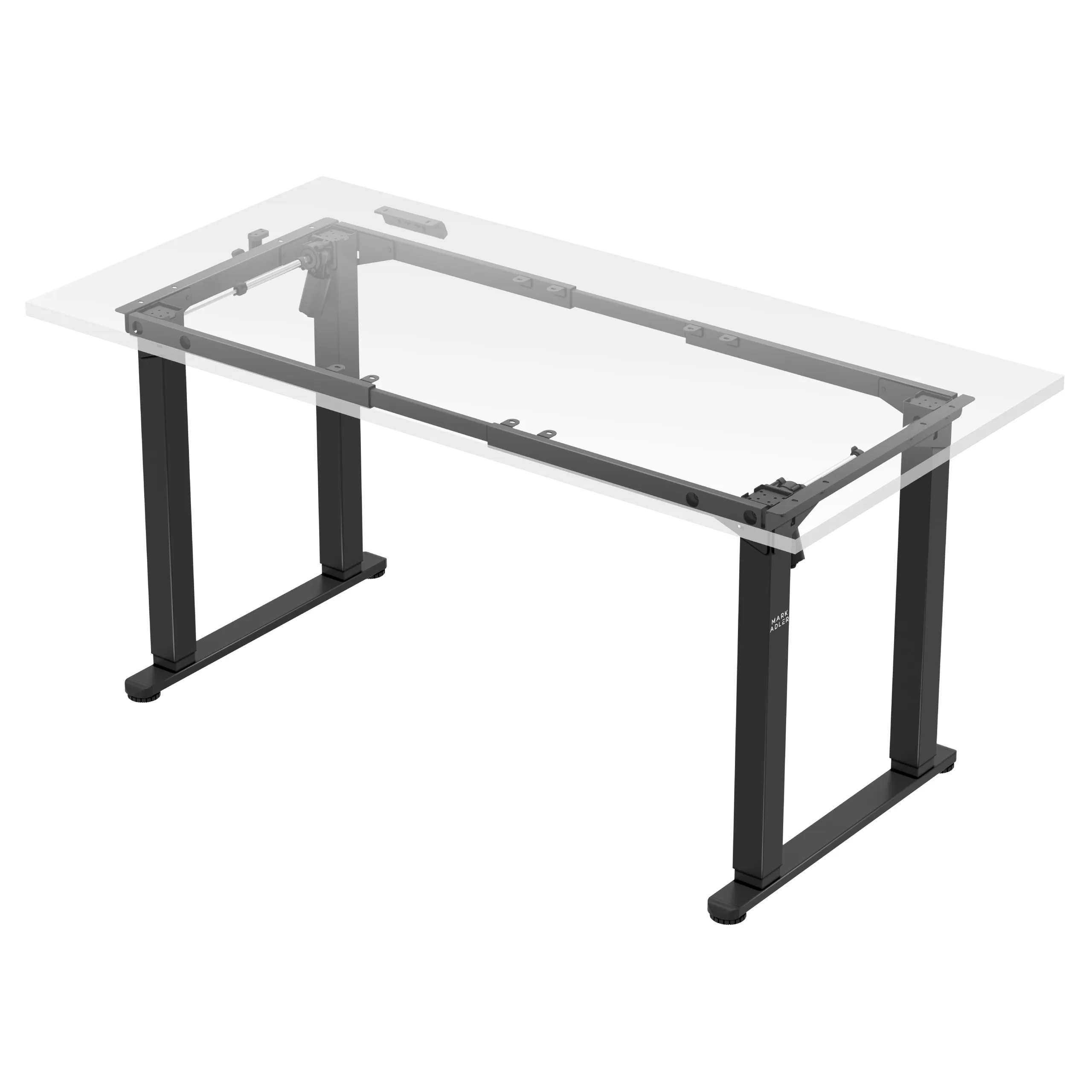 Dwusilnikowy elektryczny stelaż biurka Mark Adler Xeno 5.0 Black - Image 8