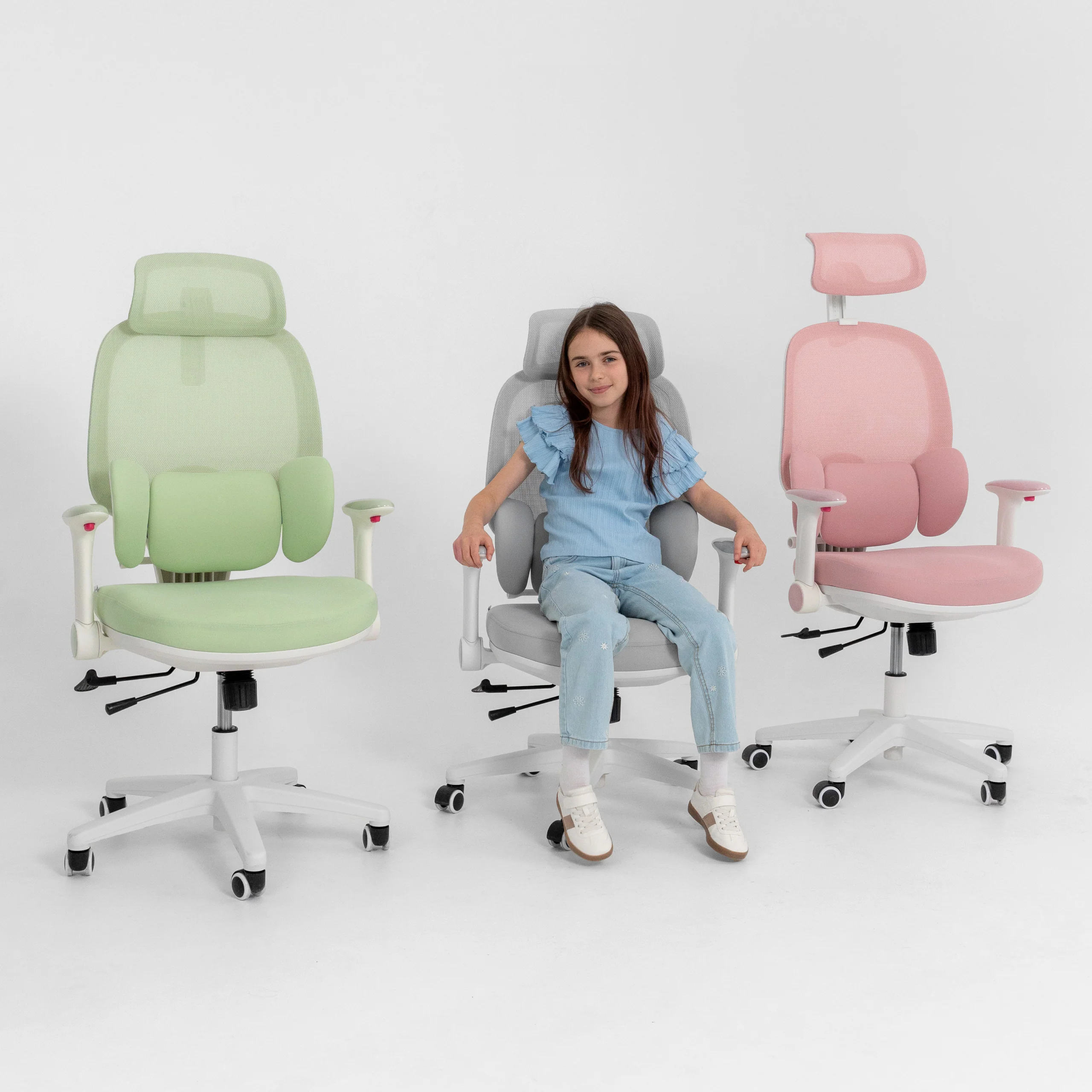 Ergonomiczny fotel dla dziecka Mark Adler Junior 6.3 Green - Image 2