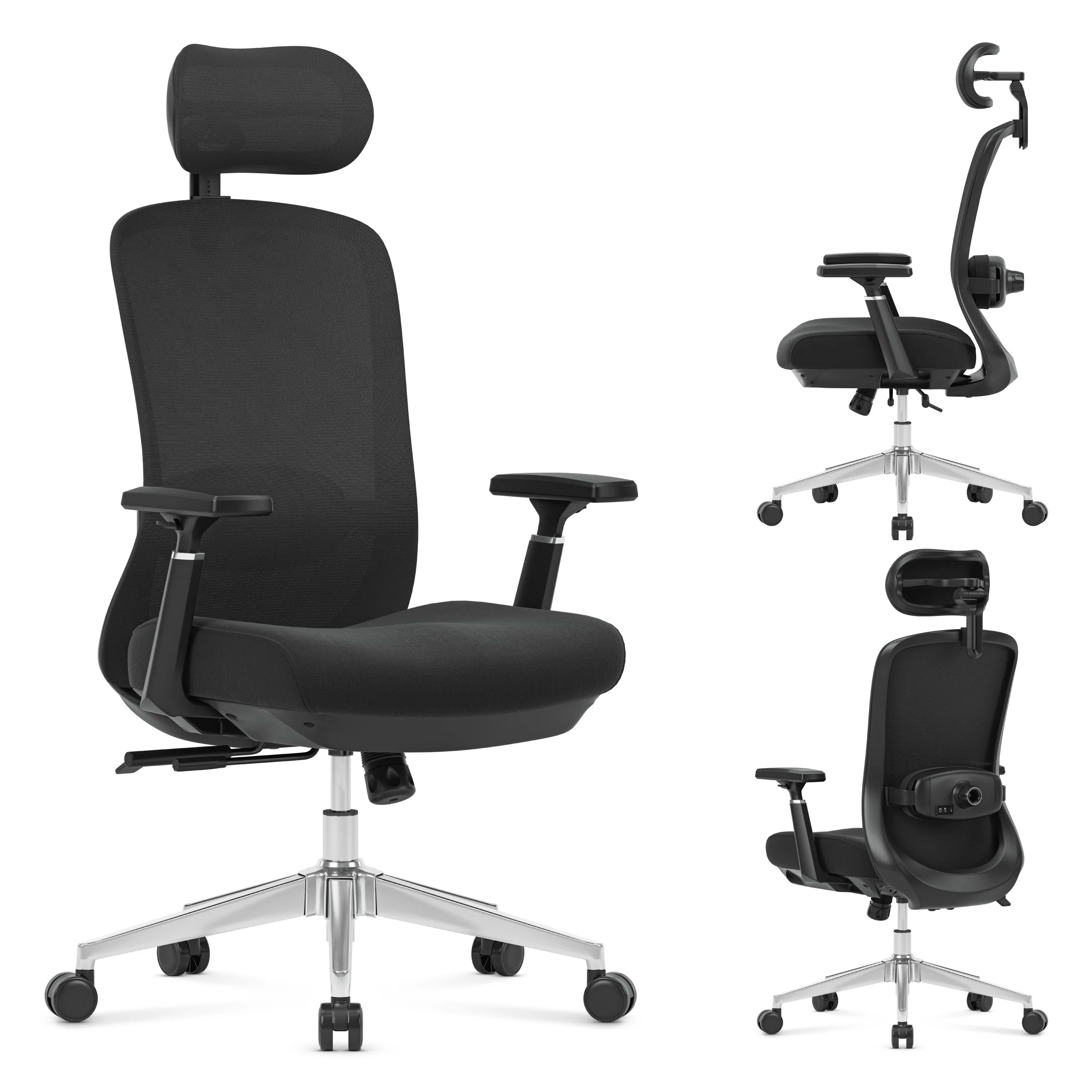 Fotel biurowy z masażem Mark Adler Leadpro 6.0 Black - Image 10