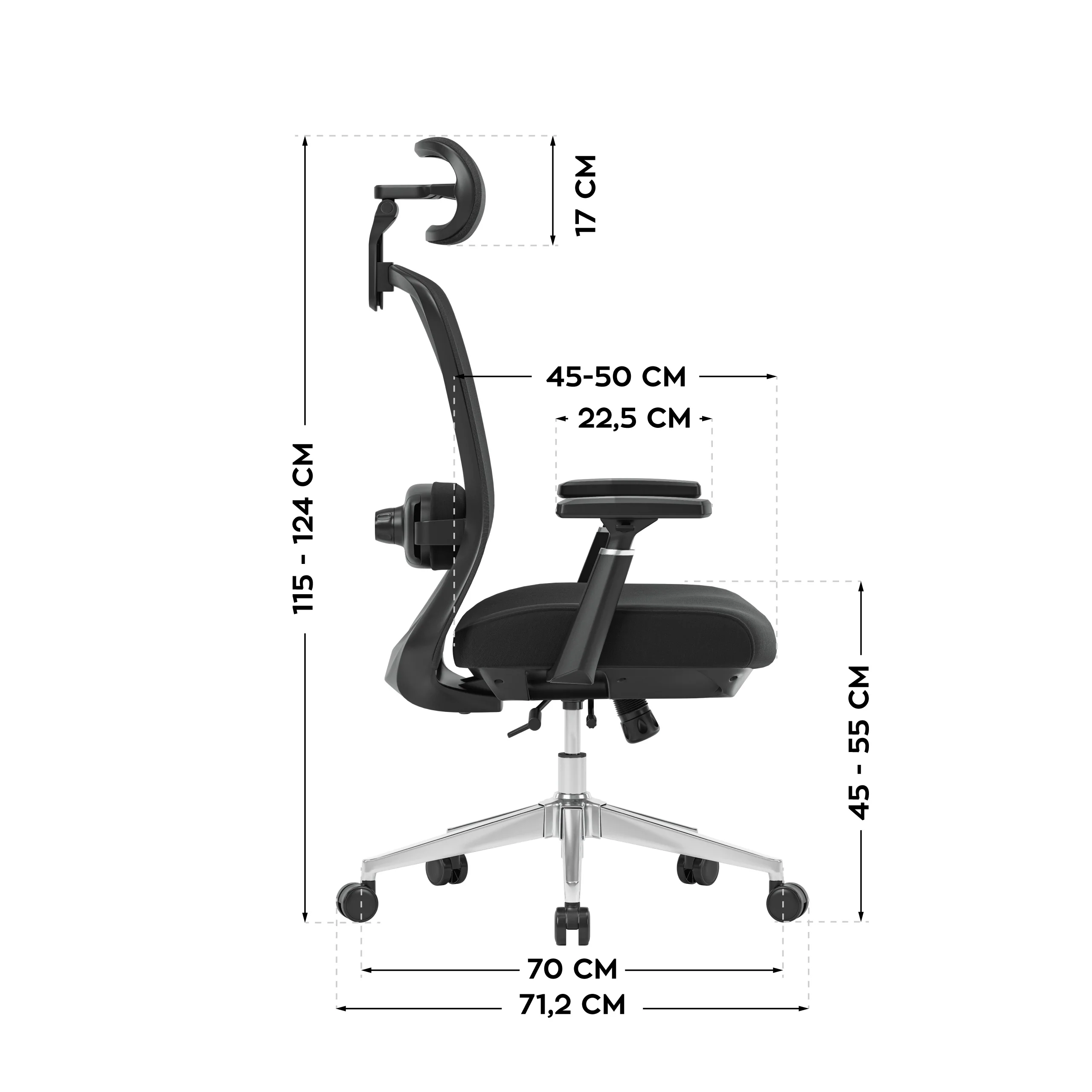 Fotel biurowy z masażem Mark Adler Leadpro 6.0 Black - Image 14